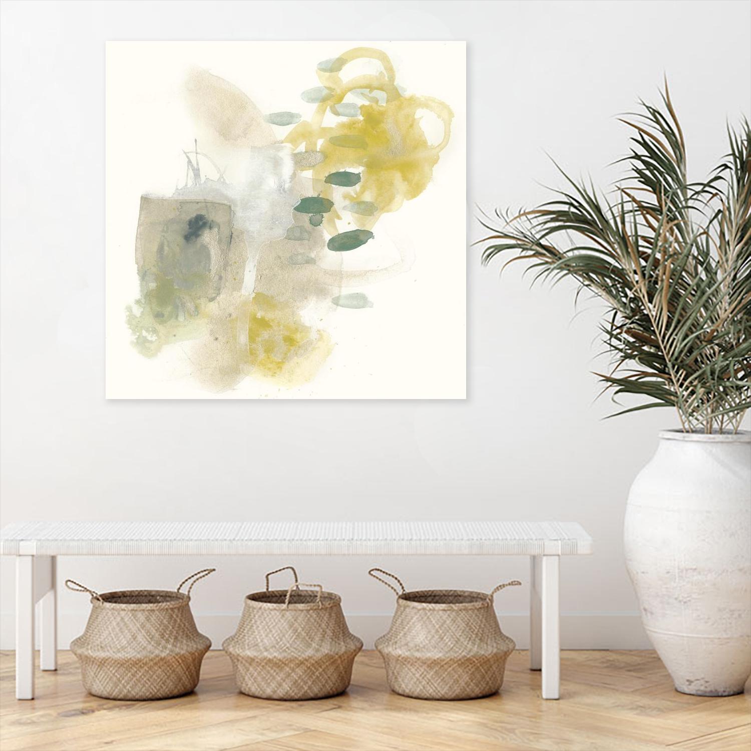 Apex Formula IV by June Erica Vess on GIANT ART - yellow abstract