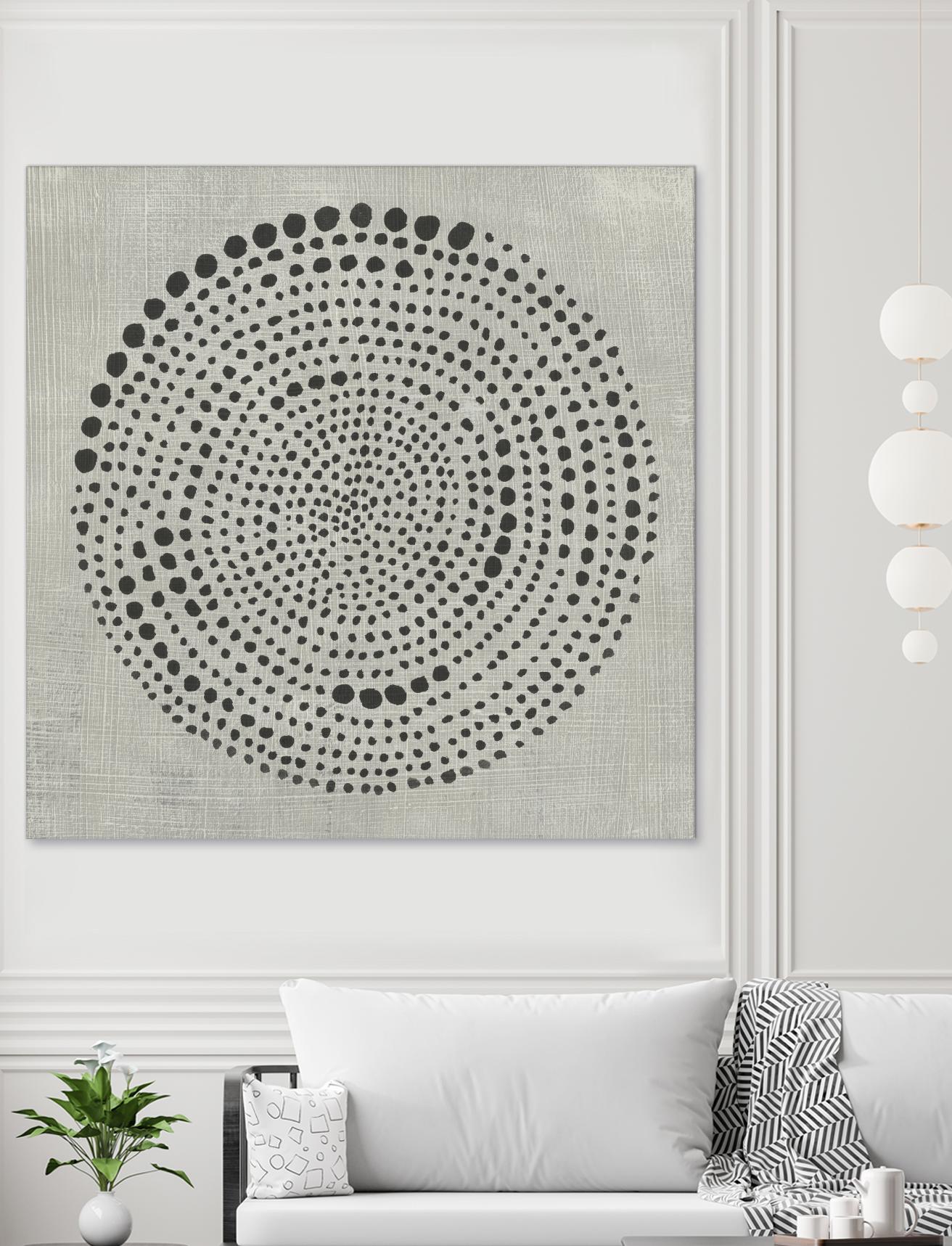 Mythos II by Chariklia Zarris on GIANT ART - black black & white circle