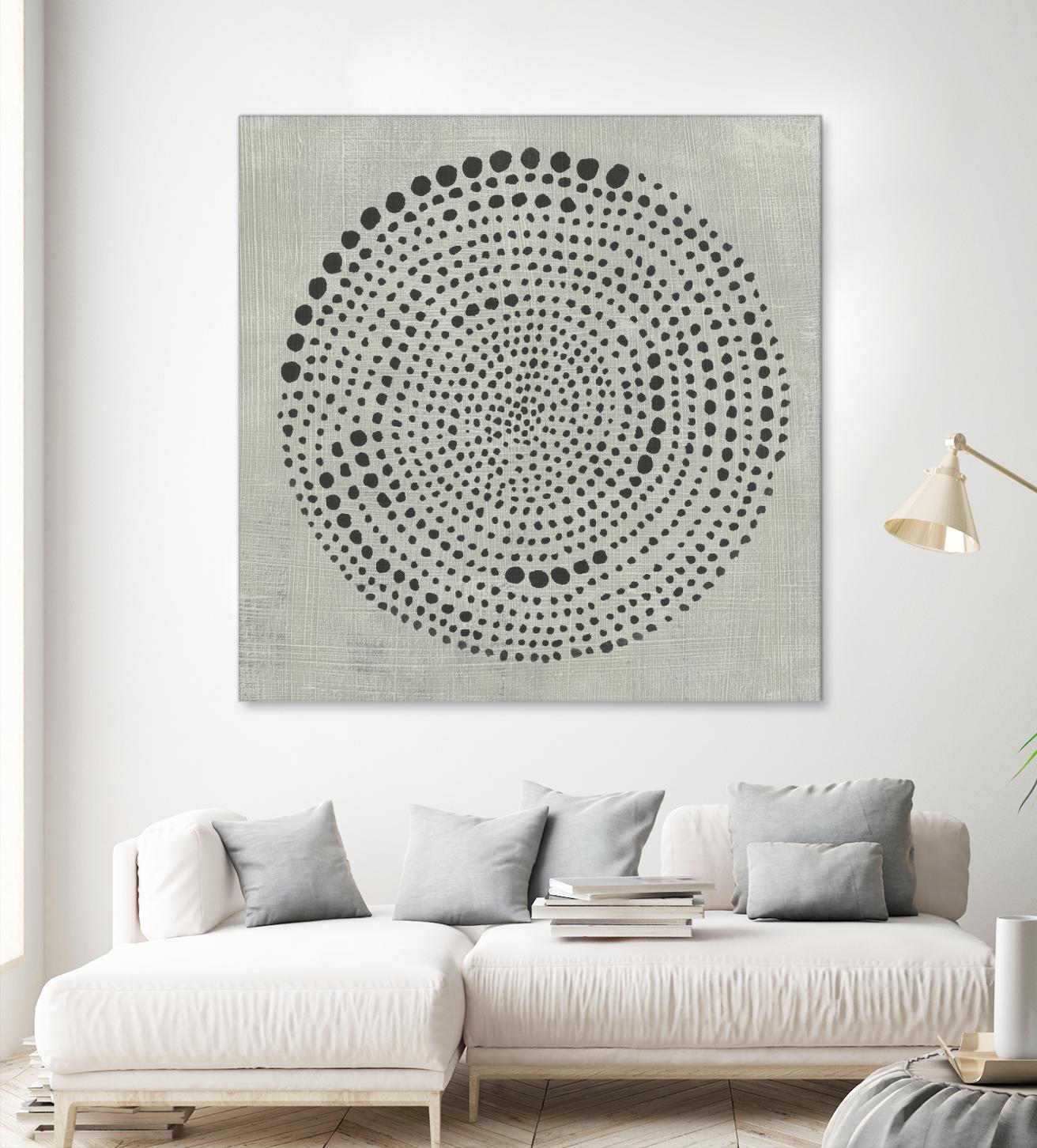 Mythos II by Chariklia Zarris on GIANT ART - black black & white circle