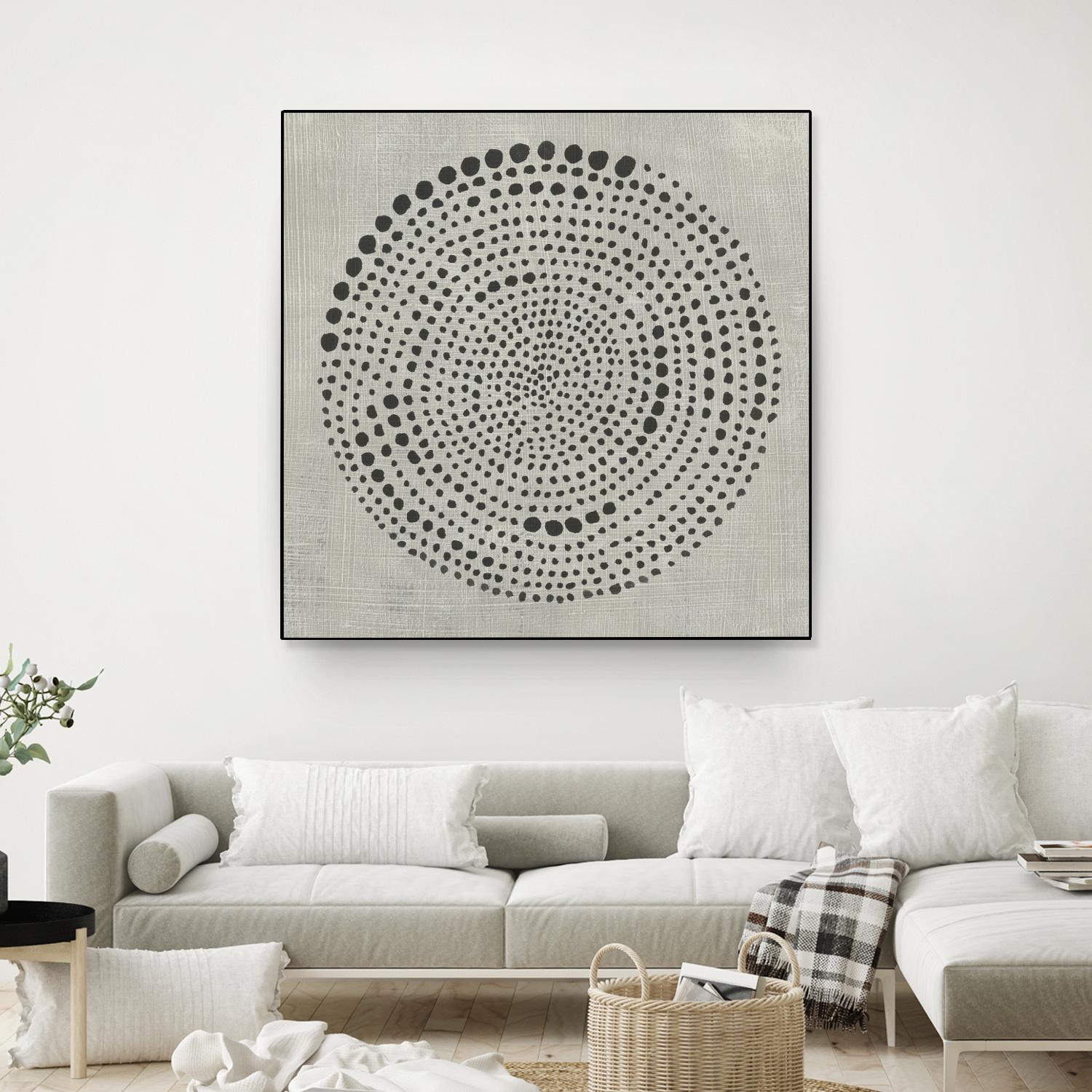 Mythos II by Chariklia Zarris on GIANT ART - black black & white circle