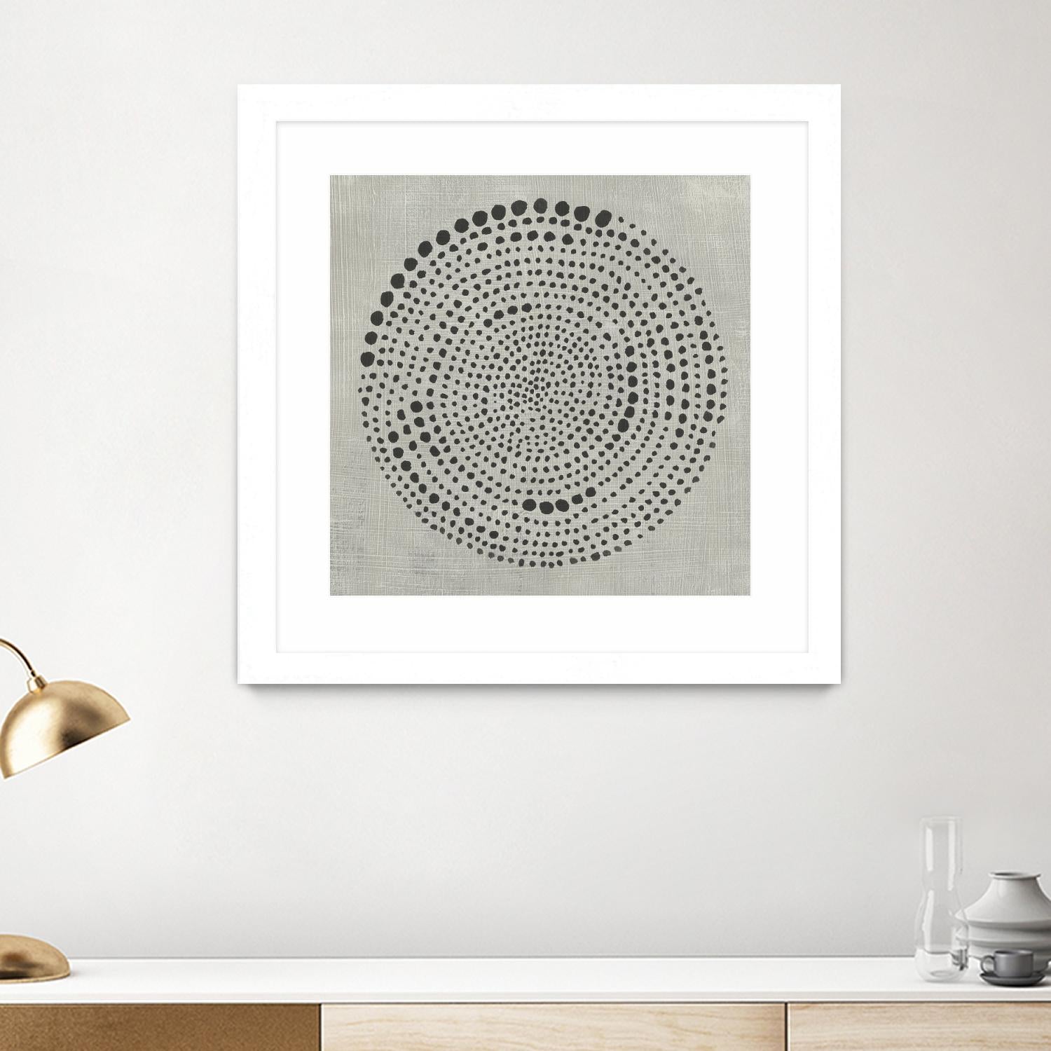 Mythos II by Chariklia Zarris on GIANT ART - black black & white circle