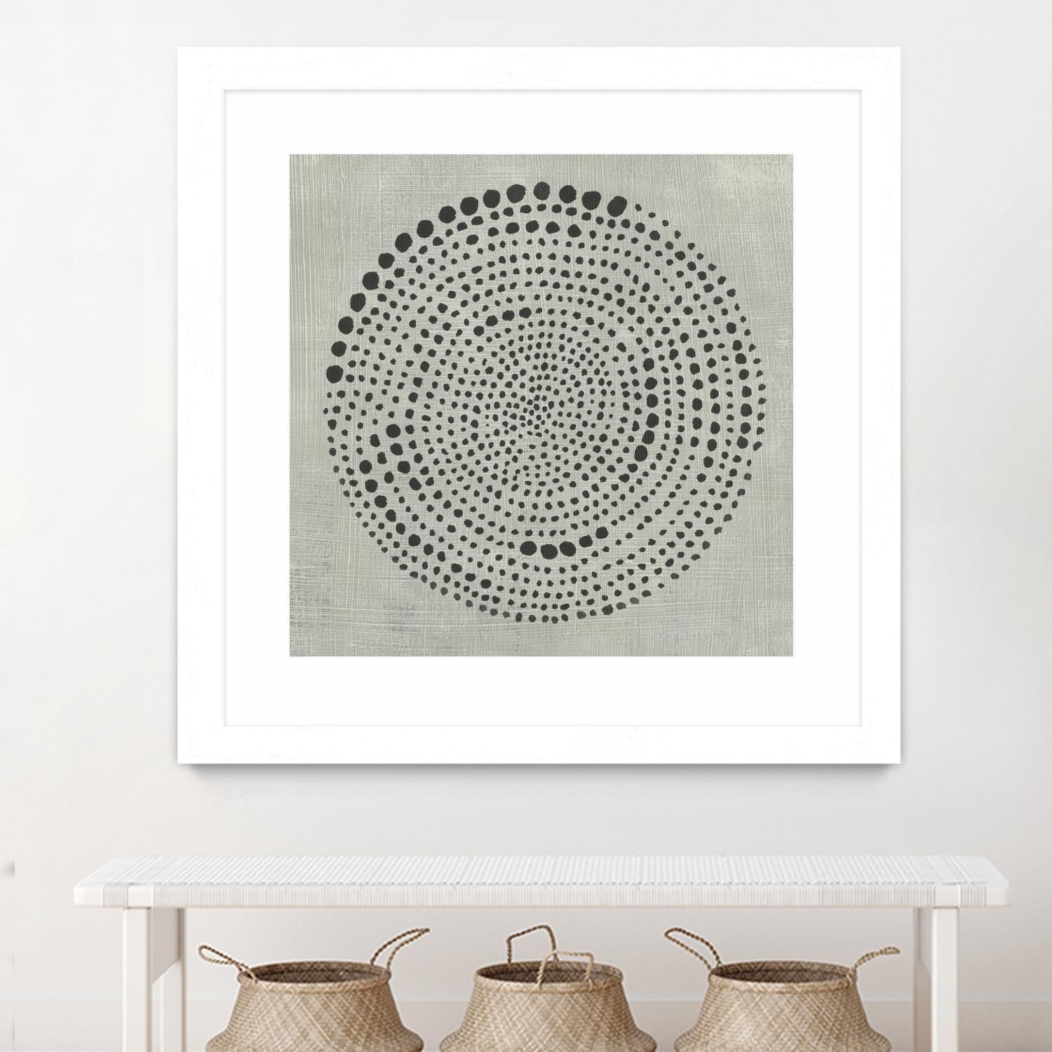 Mythos II by Chariklia Zarris on GIANT ART - black black & white circle