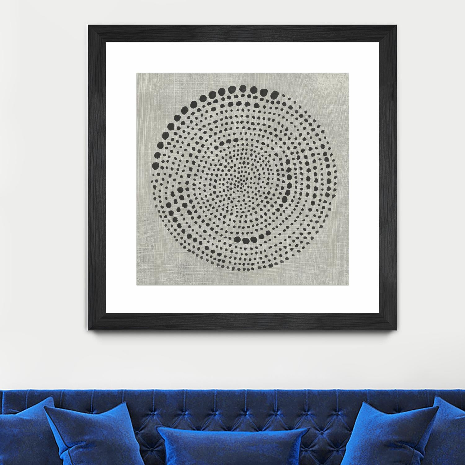 Mythos II by Chariklia Zarris on GIANT ART - black black & white circle