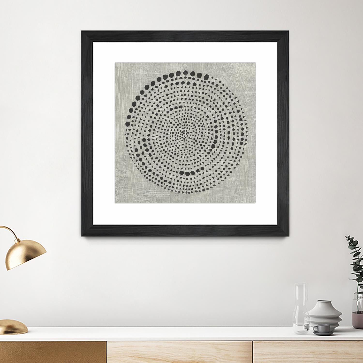 Mythos II by Chariklia Zarris on GIANT ART - black black & white circle