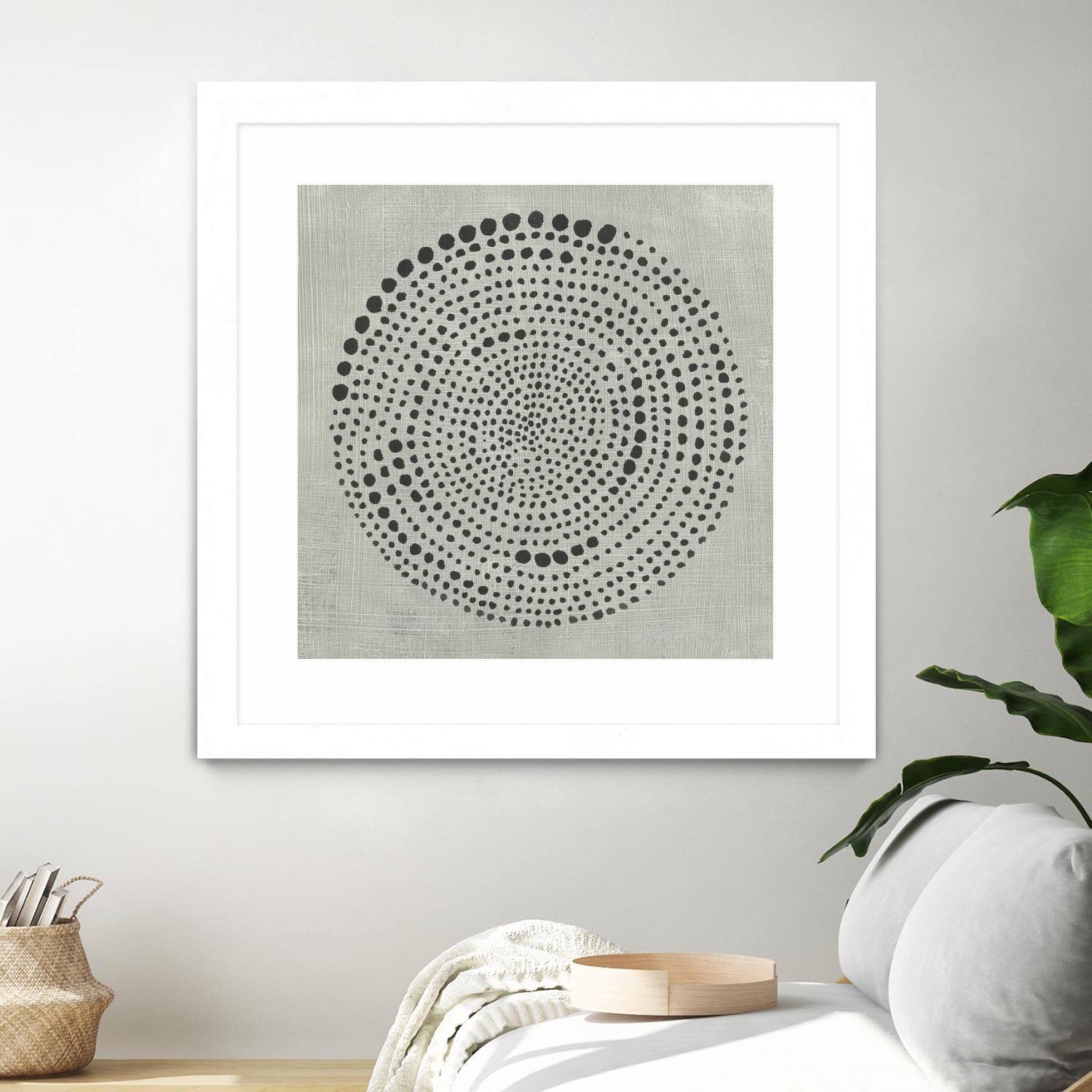 Mythos II by Chariklia Zarris on GIANT ART - black black & white circle