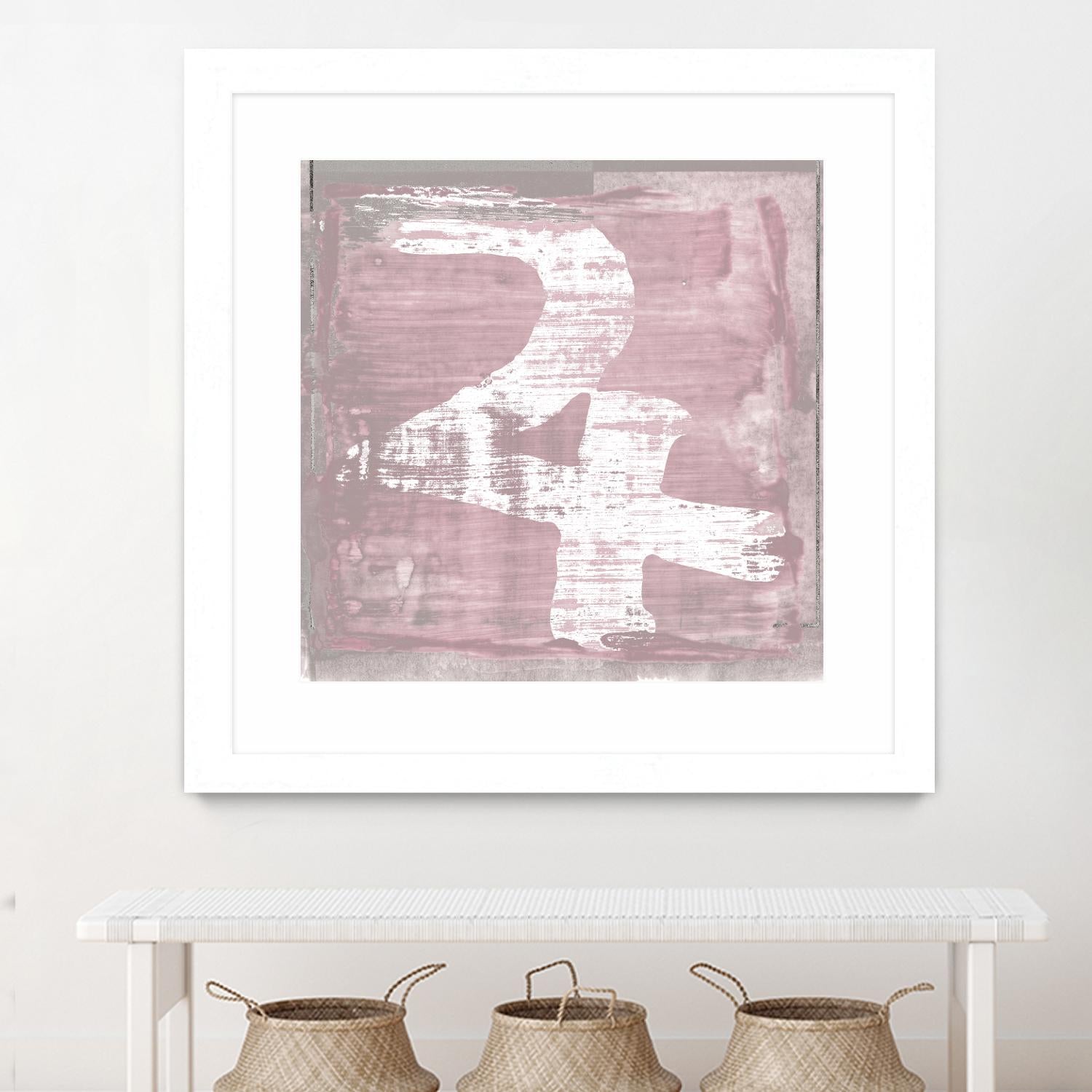 "The Deities, Jupiter" by Sia Aryai on GIANT ART - pink abstract