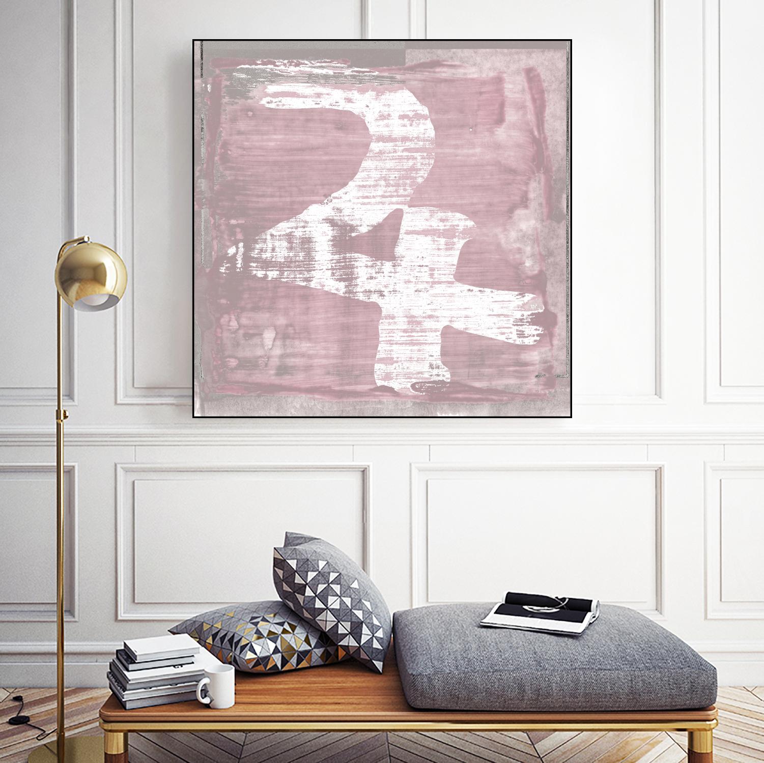 "The Deities, Jupiter" by Sia Aryai on GIANT ART - pink abstract