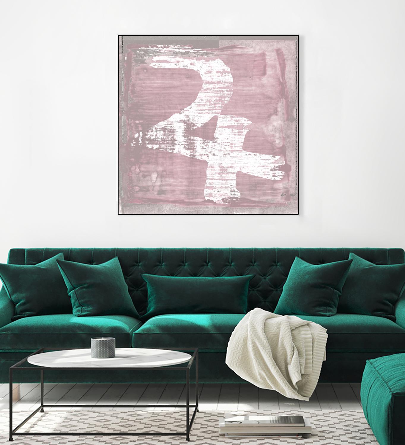 "The Deities, Jupiter" by Sia Aryai on GIANT ART - pink abstract