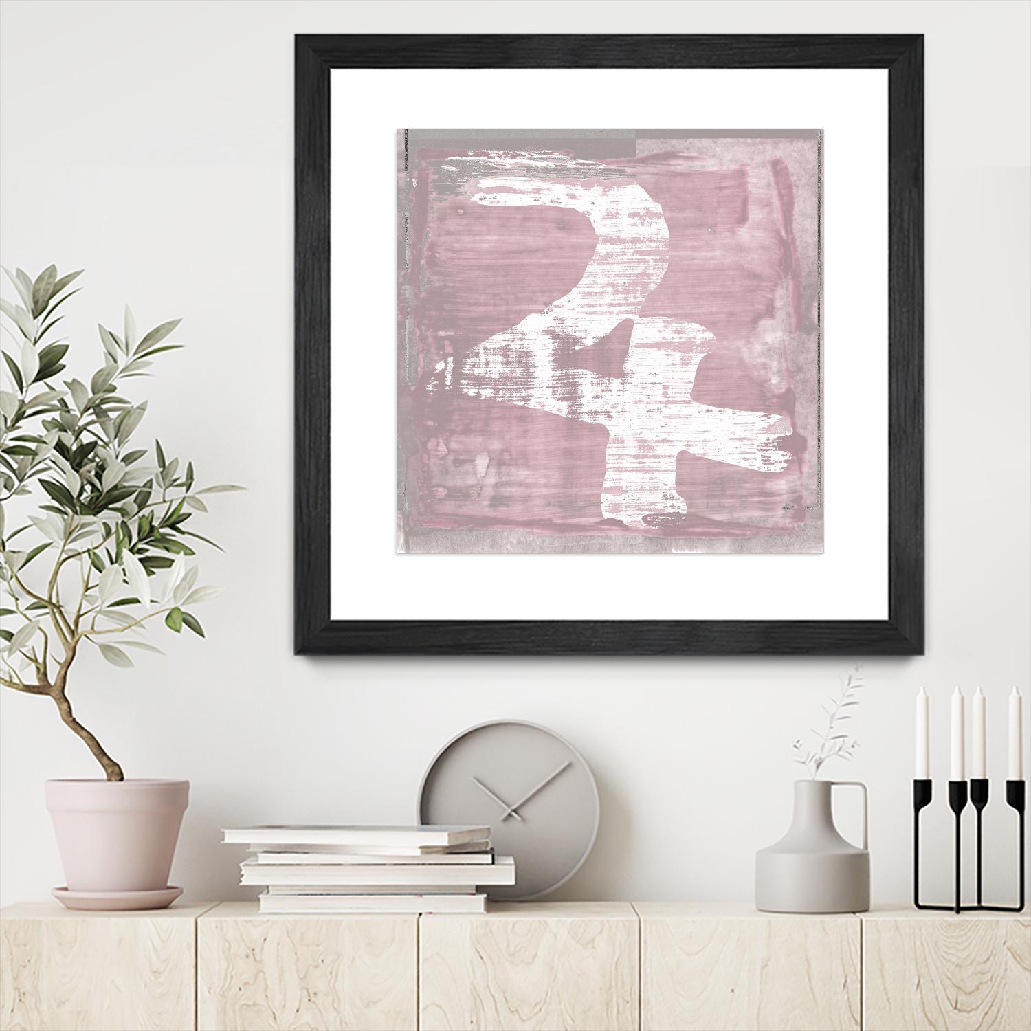 "The Deities, Jupiter" by Sia Aryai on GIANT ART - pink abstract