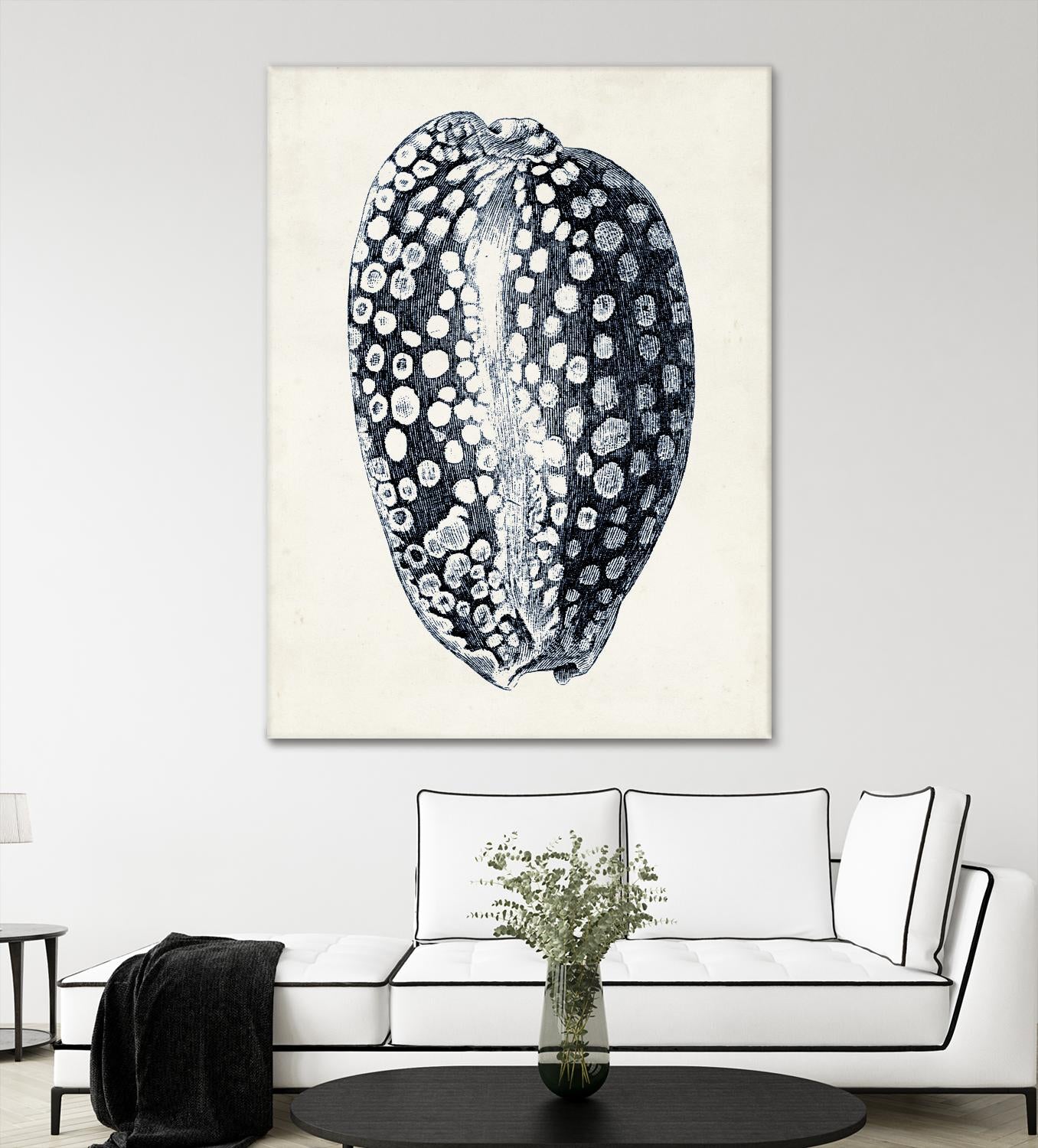 Coastal Collection in Indigo III by Vision Studio on GIANT ART - blue tropical