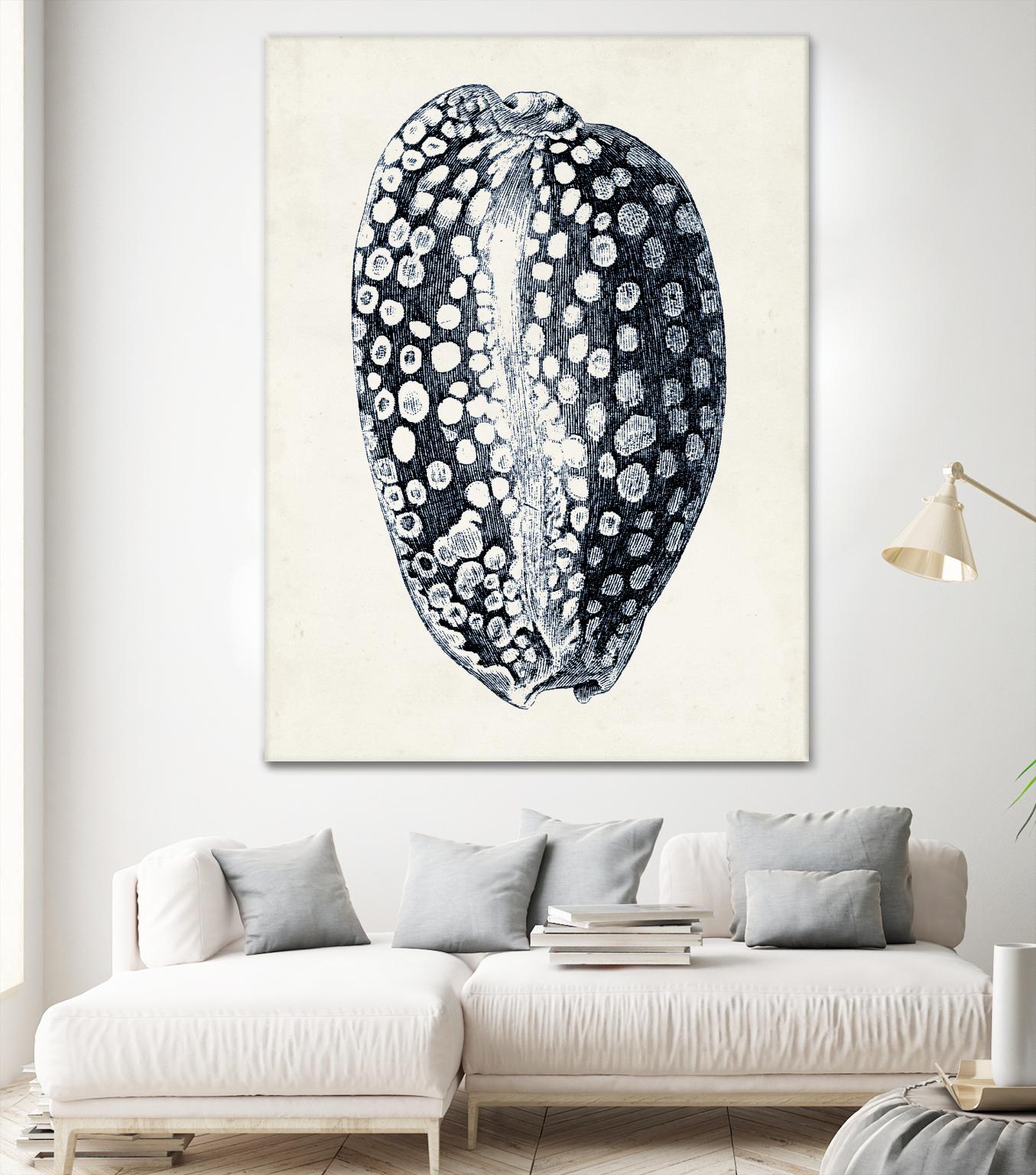 Coastal Collection in Indigo III by Vision Studio on GIANT ART - blue tropical