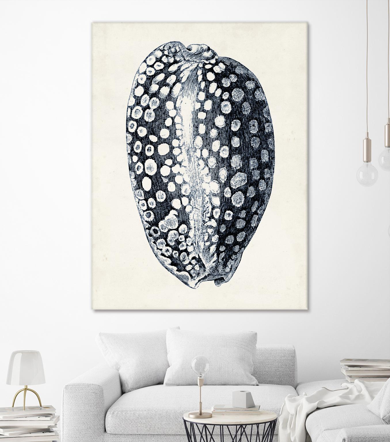 Coastal Collection in Indigo III by Vision Studio on GIANT ART - blue tropical