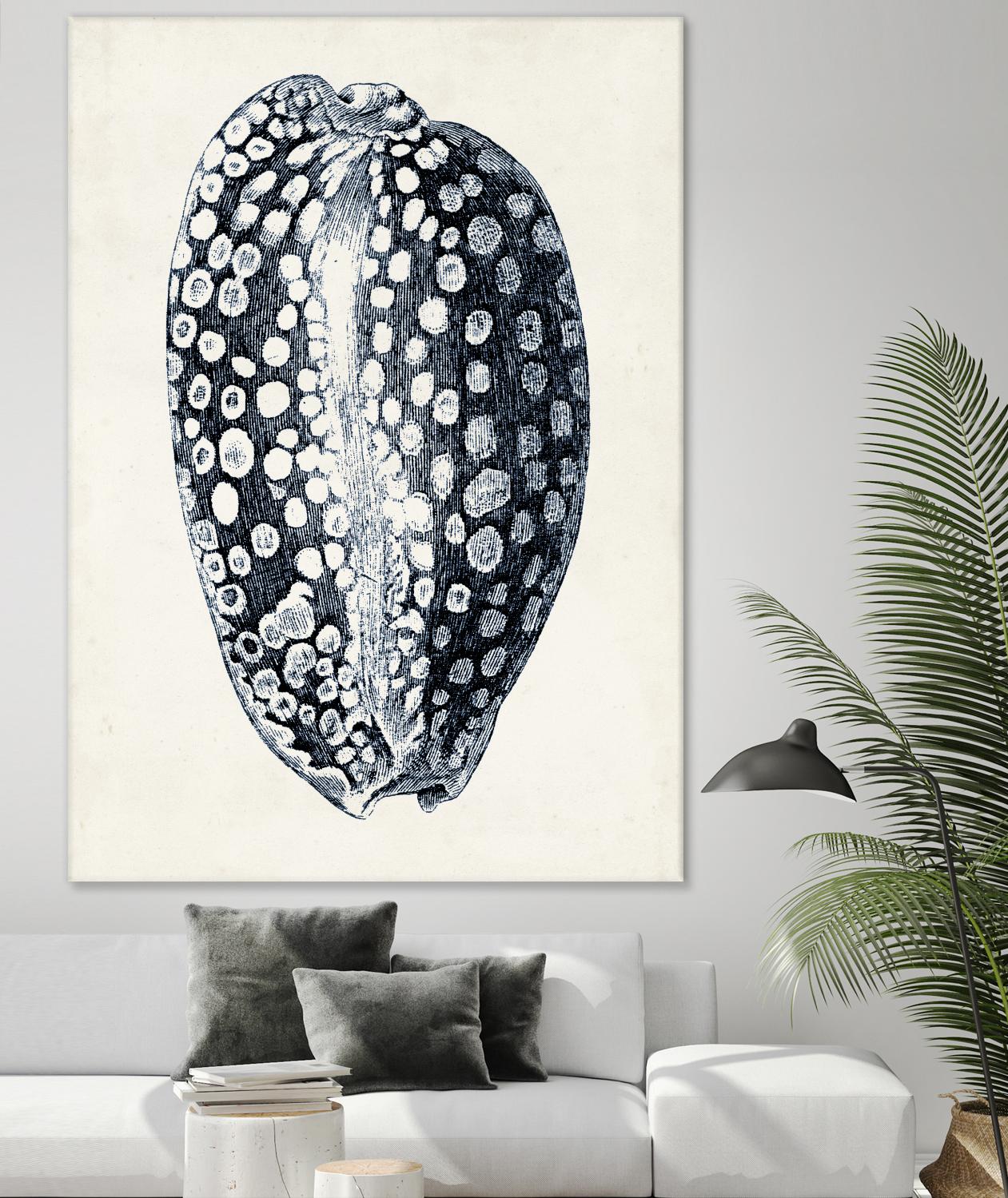 Coastal Collection in Indigo III by Vision Studio on GIANT ART - blue tropical