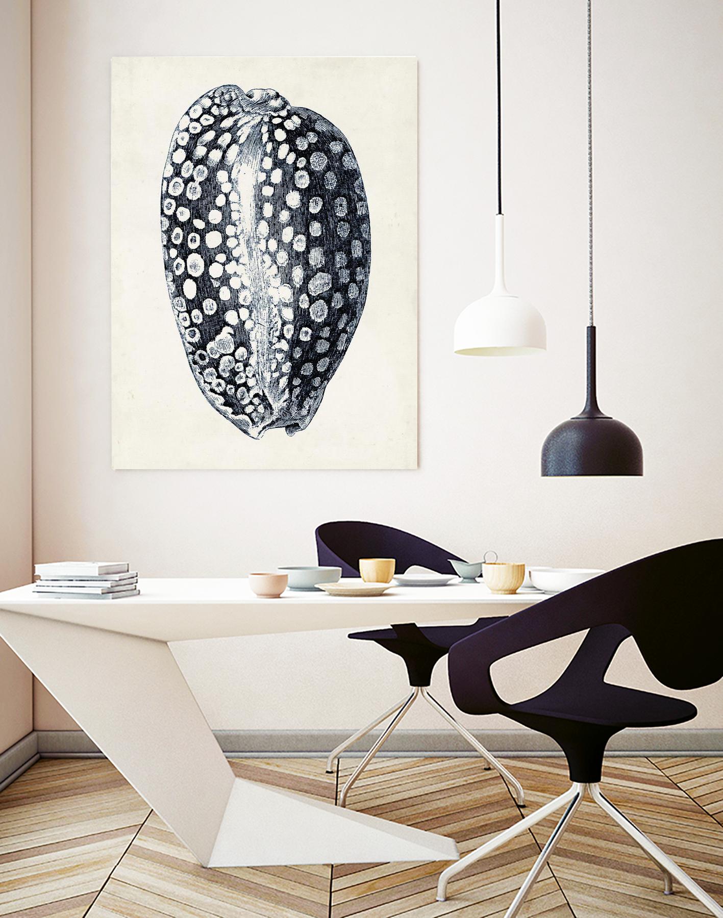 Coastal Collection in Indigo III by Vision Studio on GIANT ART - blue tropical