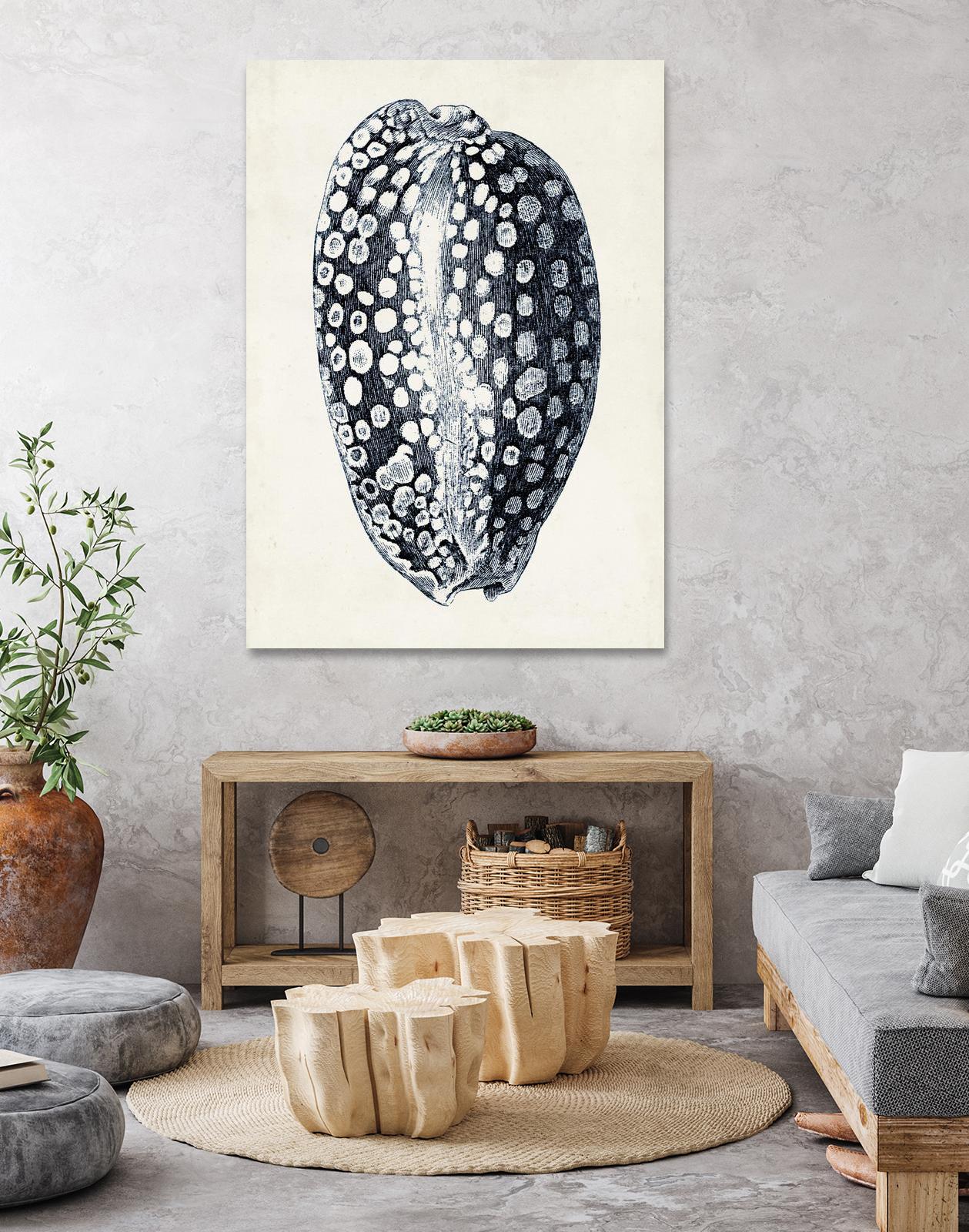 Coastal Collection in Indigo III by Vision Studio on GIANT ART - blue tropical