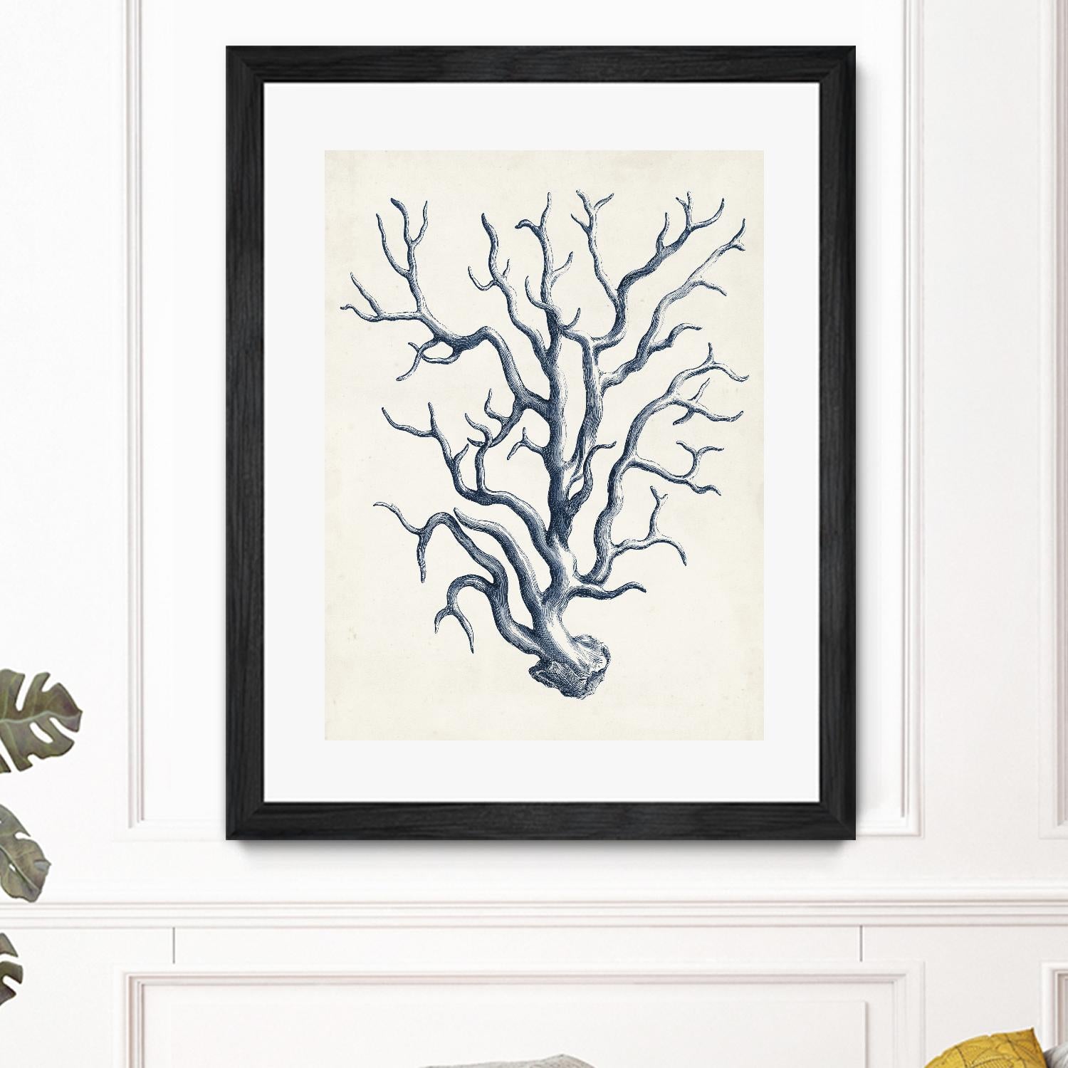 Coastal Collection in Indigo IV by Vision Studio on GIANT ART - blue tropical