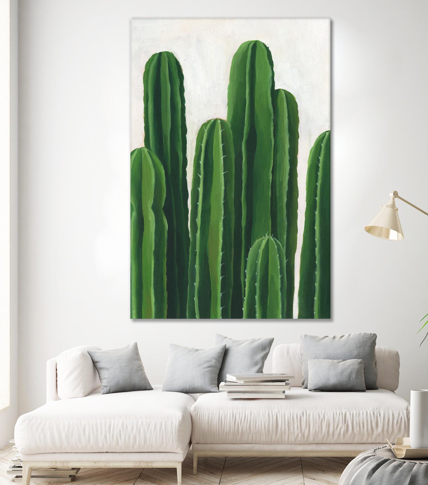 Pura Vida III by Grace Popp on GIANT ART - beige coastal & tropical plant