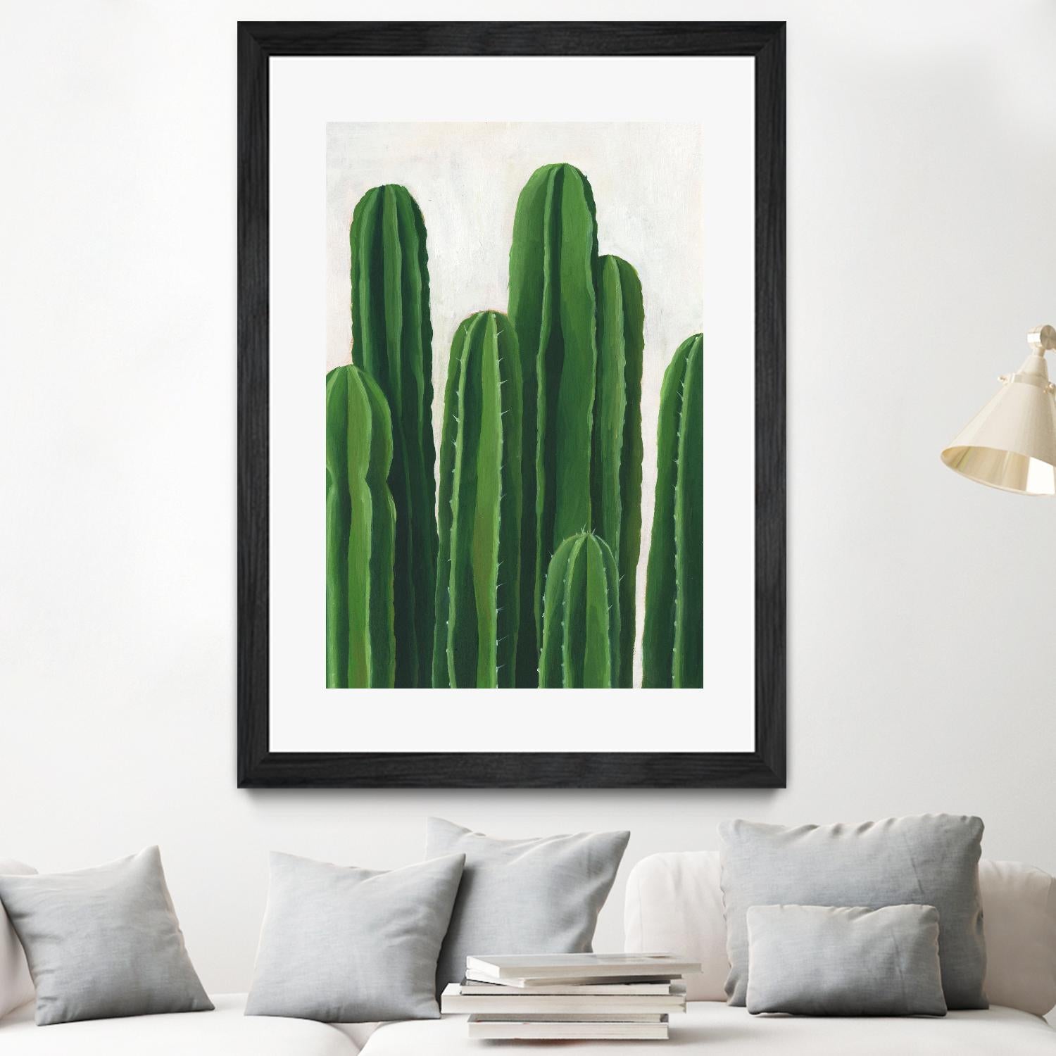 Pura Vida III by Grace Popp on GIANT ART - beige coastal & tropical plant