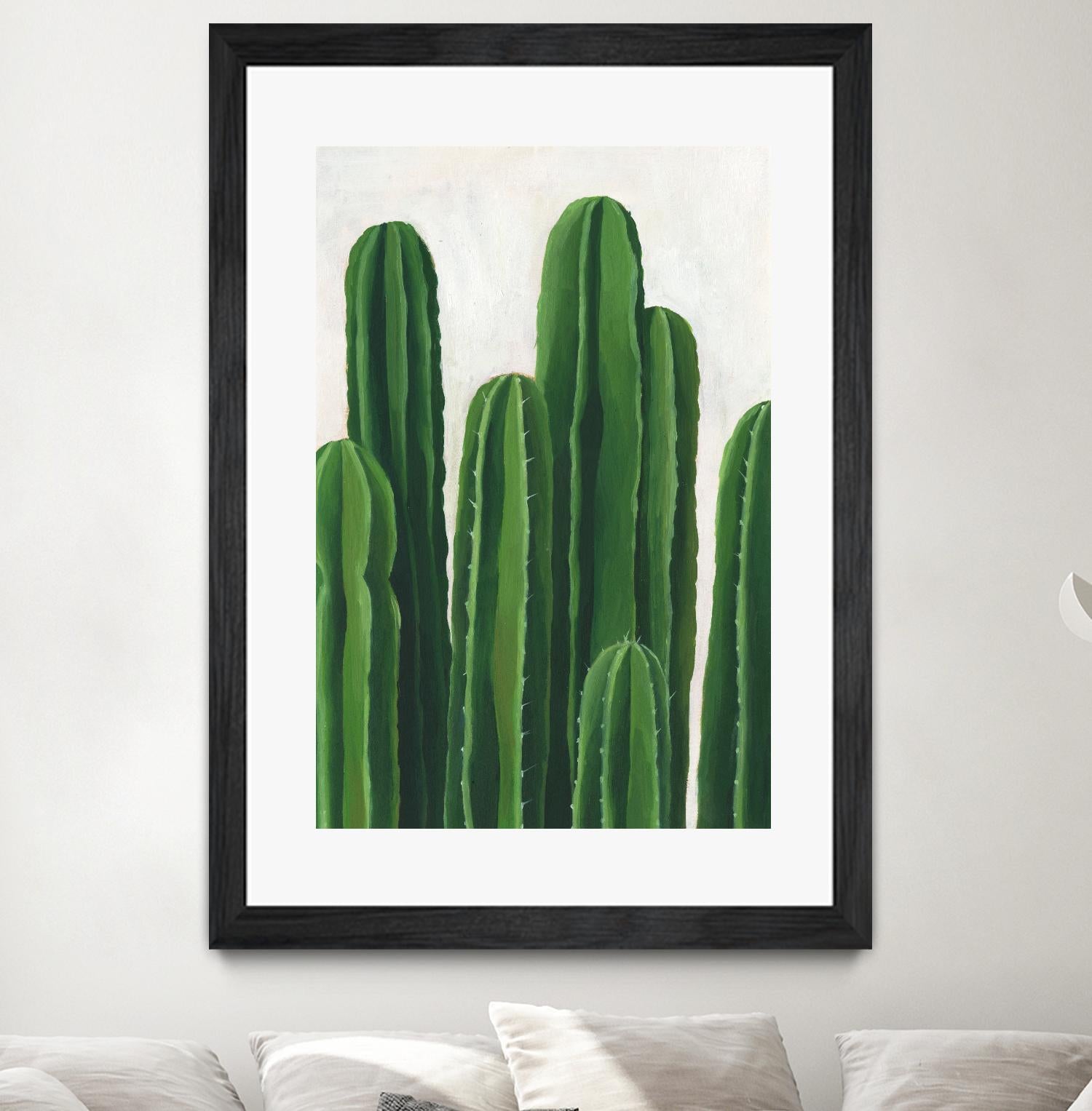 Pura Vida III by Grace Popp on GIANT ART - beige coastal & tropical plant