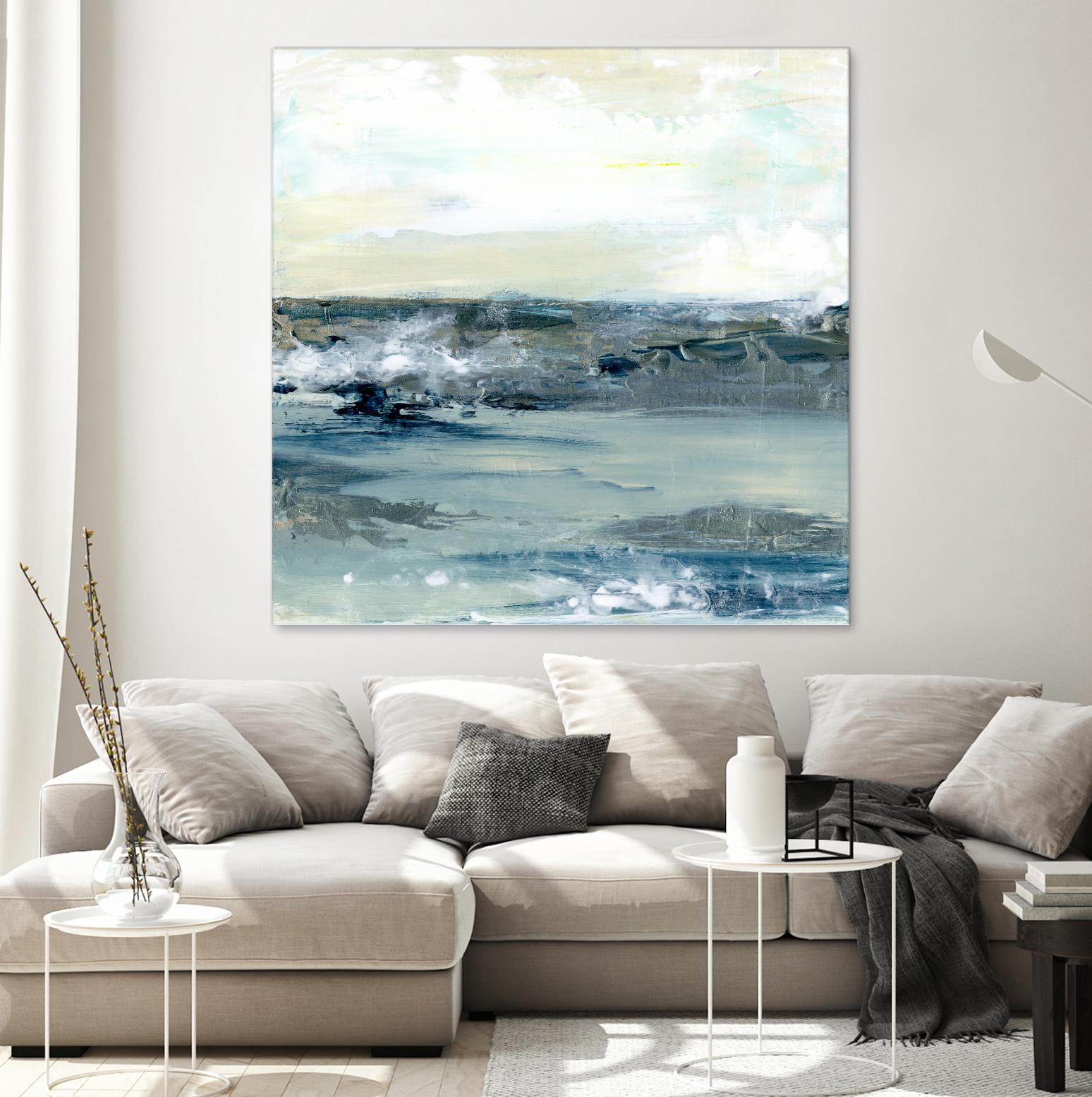 Coastal Blues I by Lila Bramma on GIANT ART - white landscapes & seascapes abstract