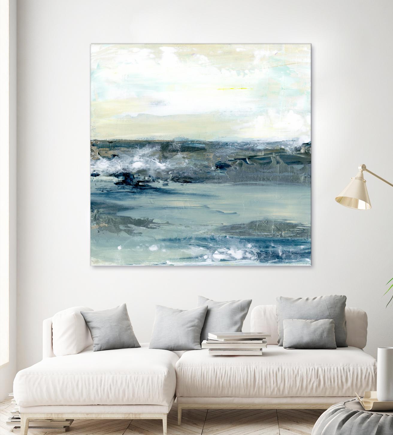 Coastal Blues I by Lila Bramma on GIANT ART - white landscapes & seascapes abstract