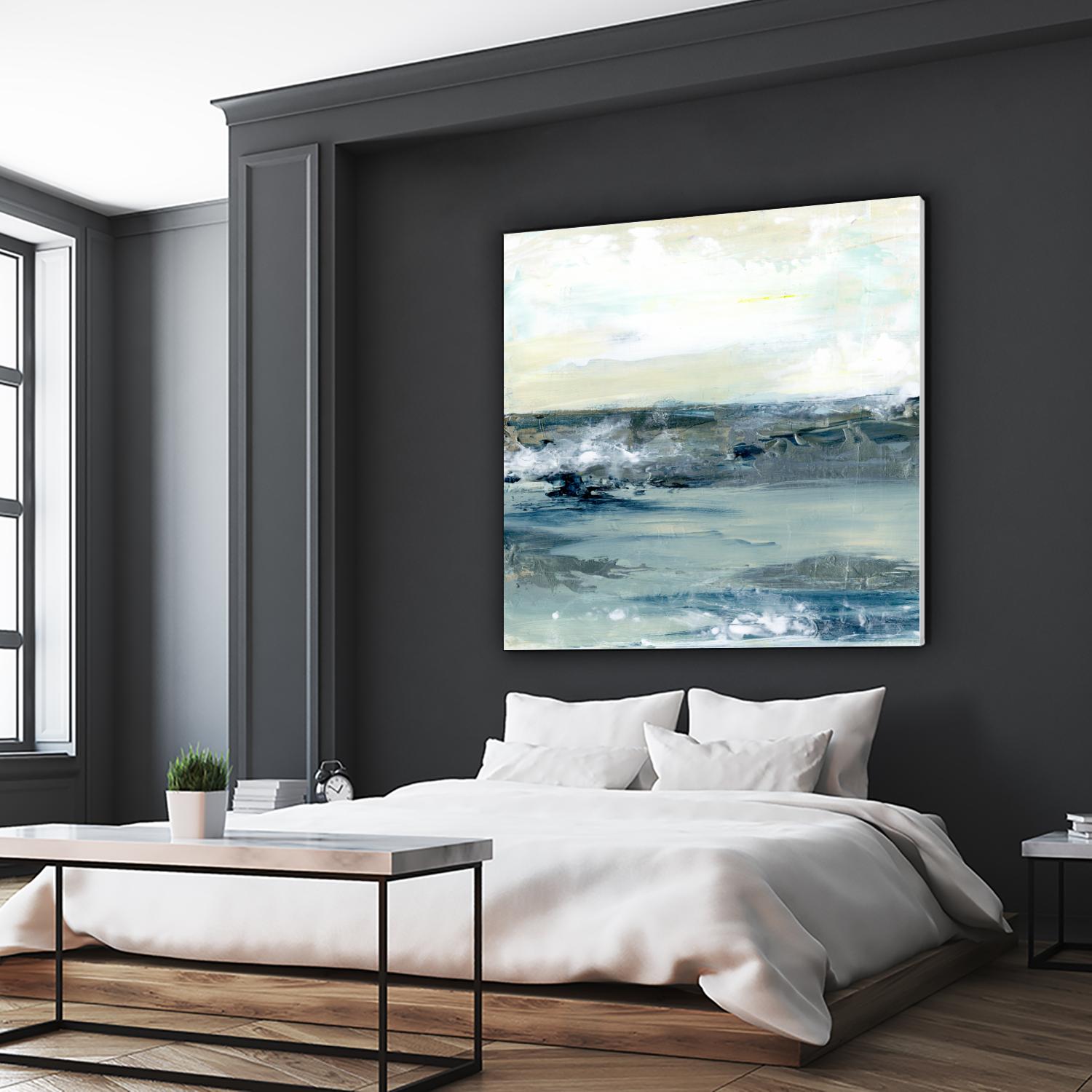 Coastal Blues I by Lila Bramma on GIANT ART - white landscapes & seascapes abstract