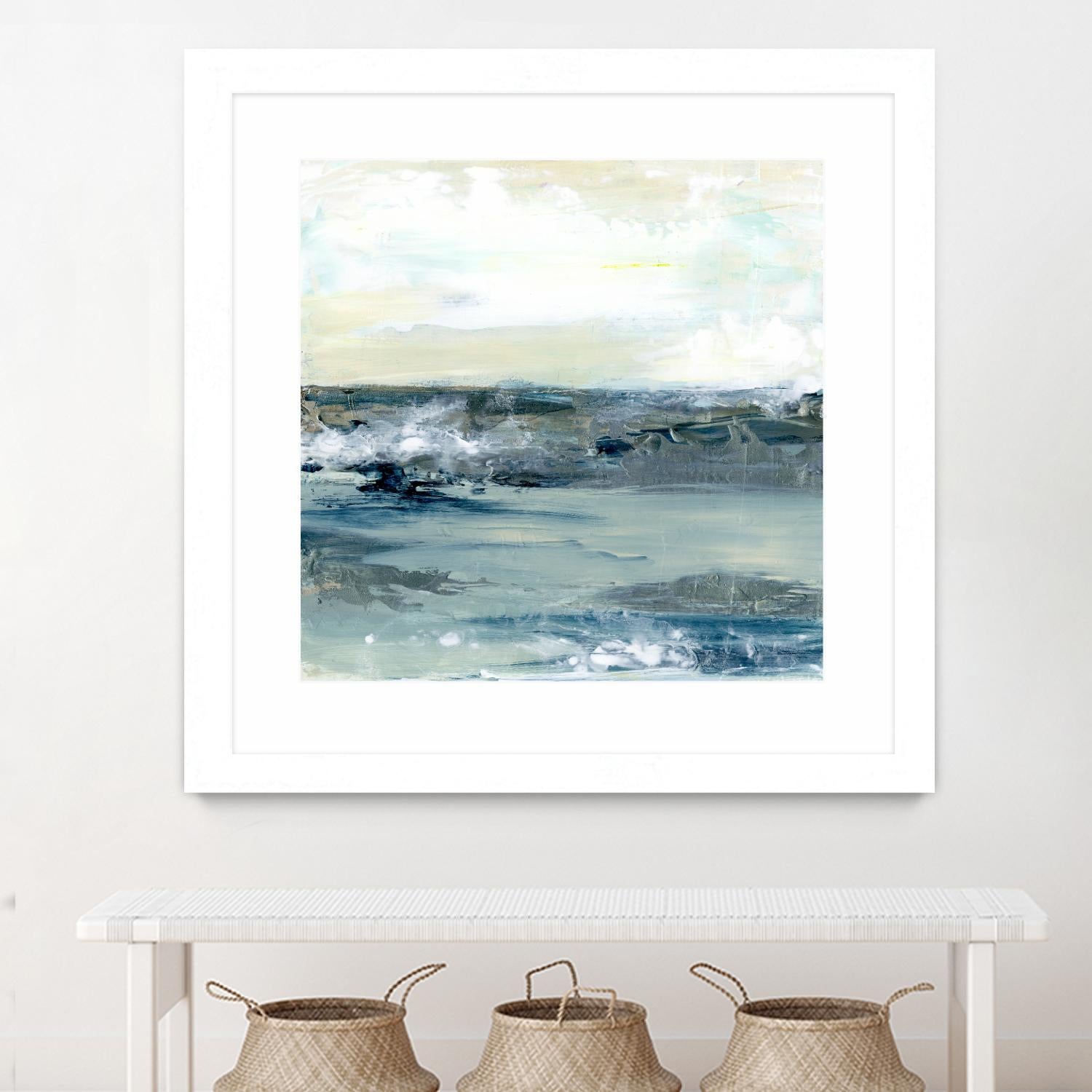Coastal Blues I by Lila Bramma on GIANT ART - white landscapes & seascapes abstract