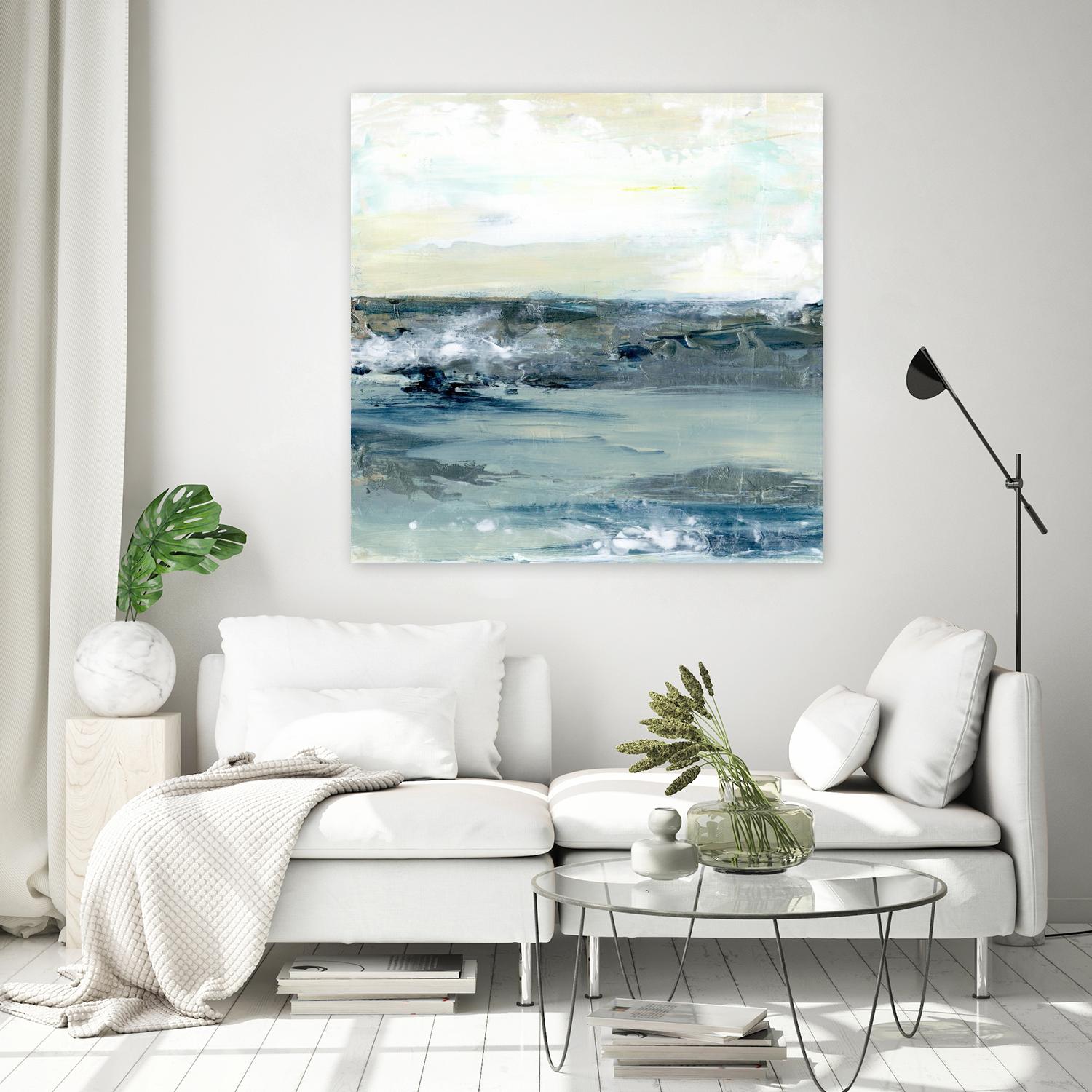 Coastal Blues I by Lila Bramma on GIANT ART - white landscapes & seascapes abstract
