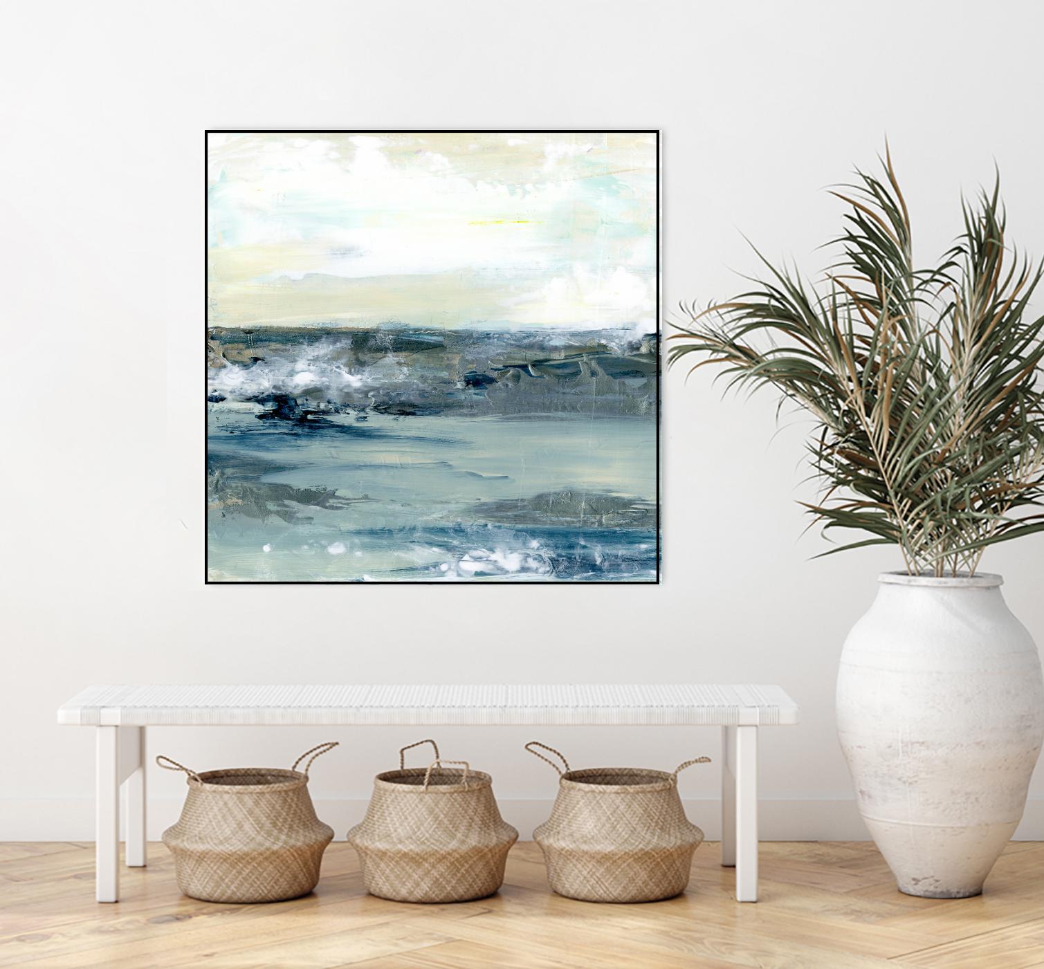 Coastal Blues I by Lila Bramma on GIANT ART - white landscapes & seascapes abstract