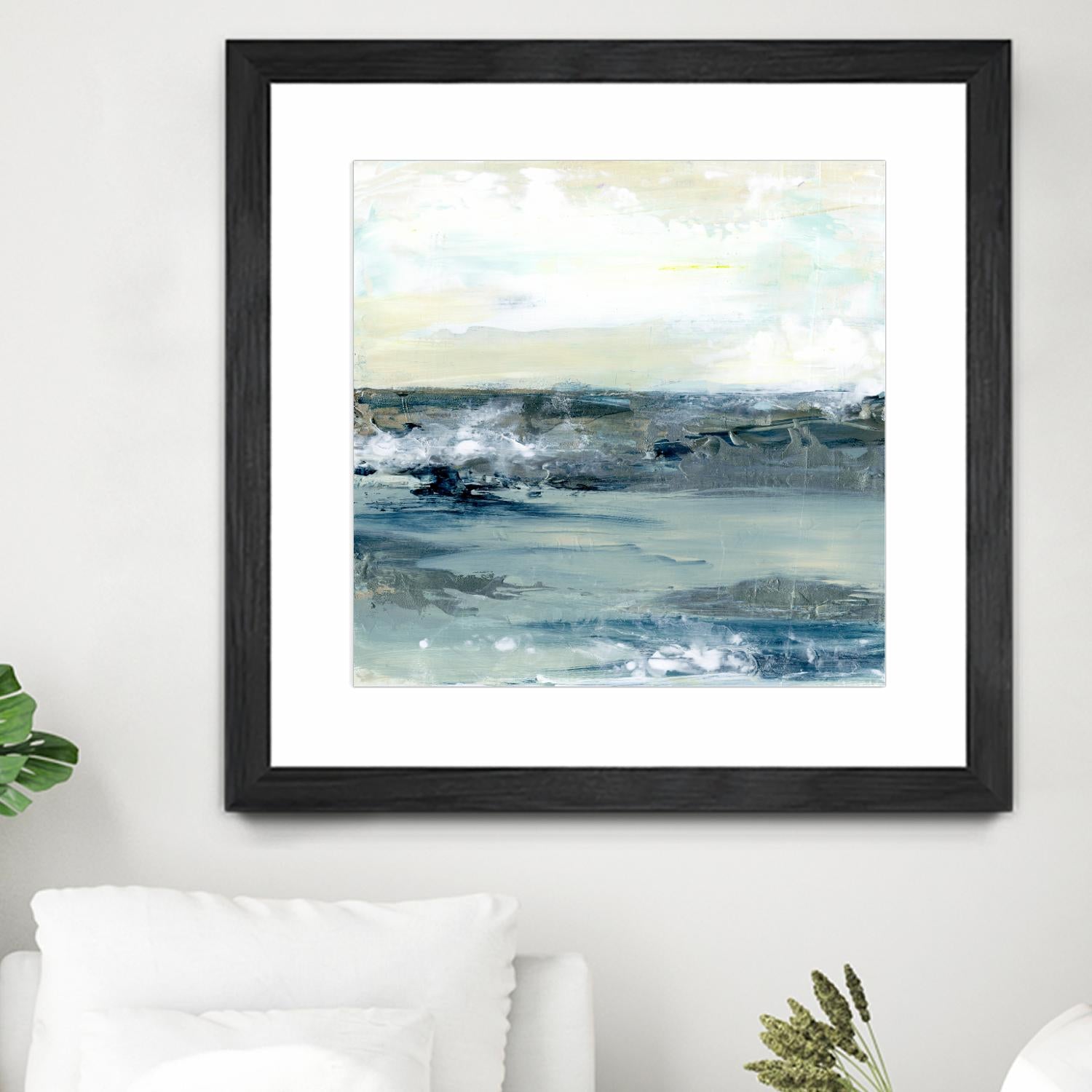 Coastal Blues I by Lila Bramma on GIANT ART - white landscapes & seascapes abstract