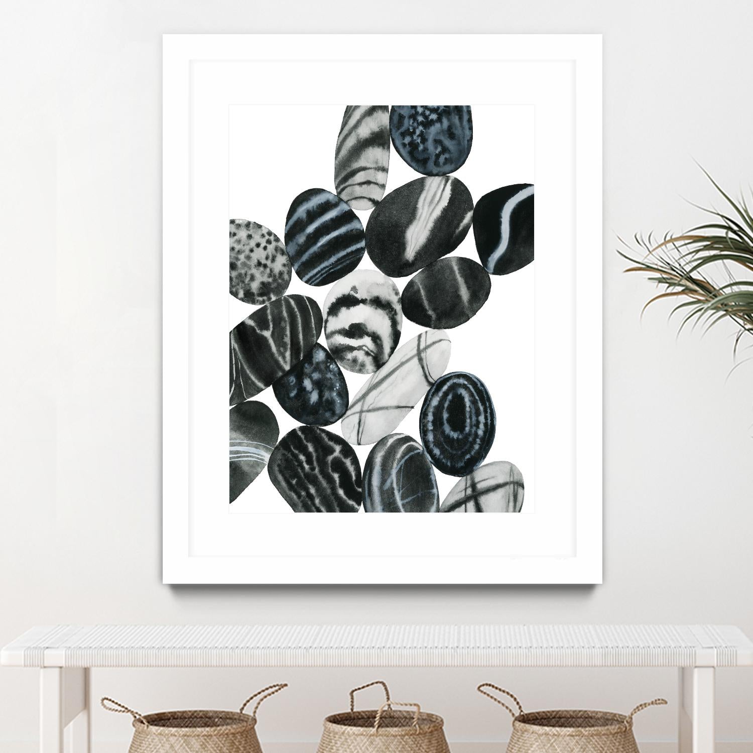 Dalmatian Rocks I by Grace Popp on GIANT ART - white abstract abstract