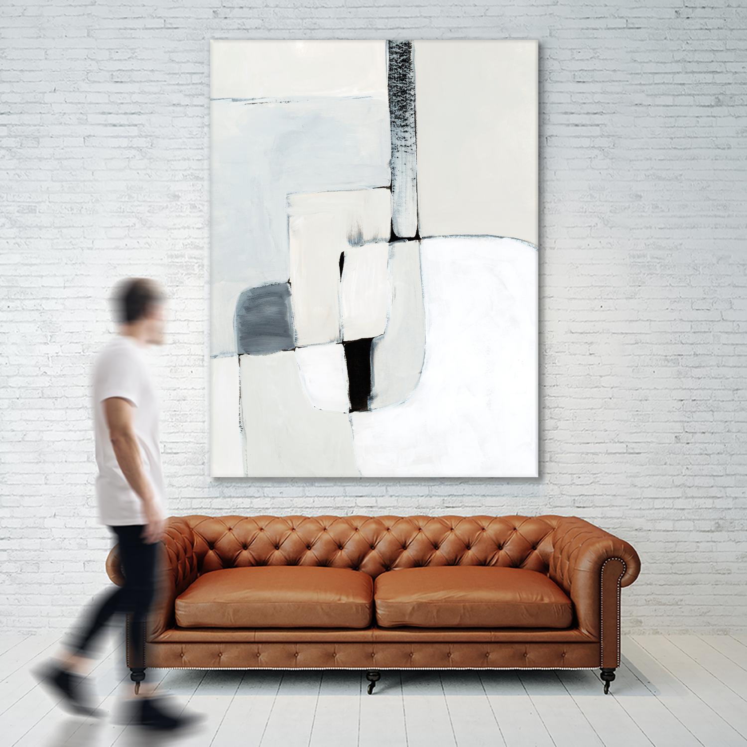 Soft Spoken I by Victoria Barnes on GIANT ART - beige abstract abstract