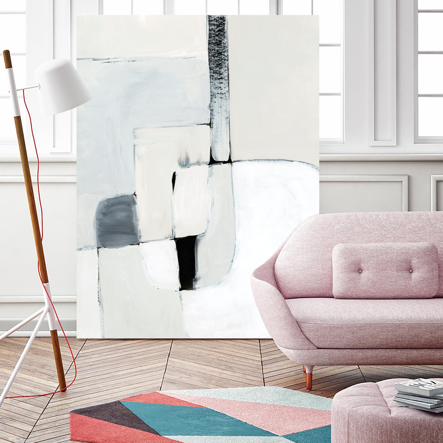 Soft Spoken I by Victoria Barnes on GIANT ART - beige abstract abstract