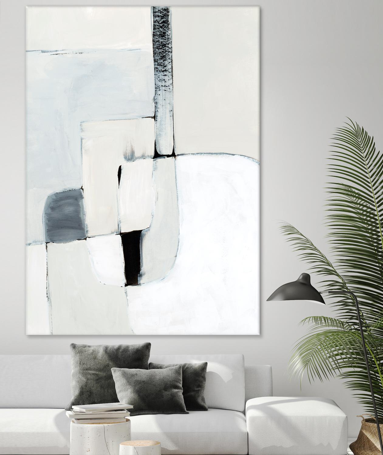 Soft Spoken I by Victoria Barnes on GIANT ART - beige abstract abstract