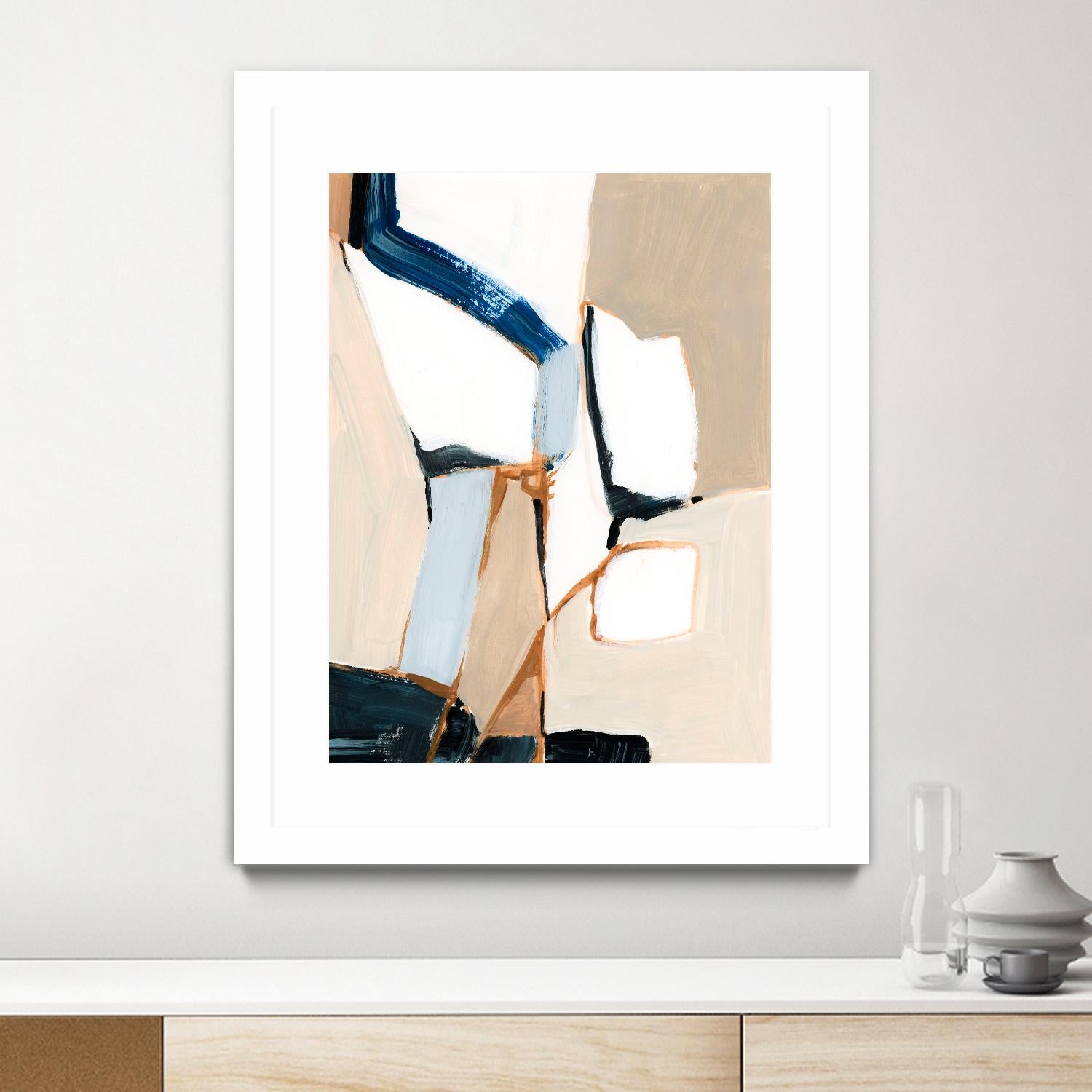 Diagramme I by Victoria Barnes on GIANT ART - beige abstract abstract