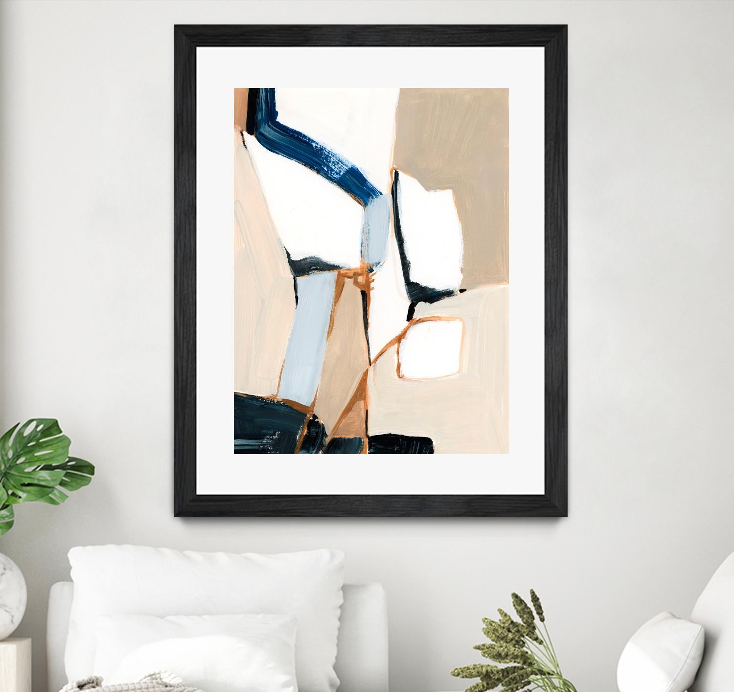 Diagramme I by Victoria Barnes on GIANT ART - beige abstract abstract