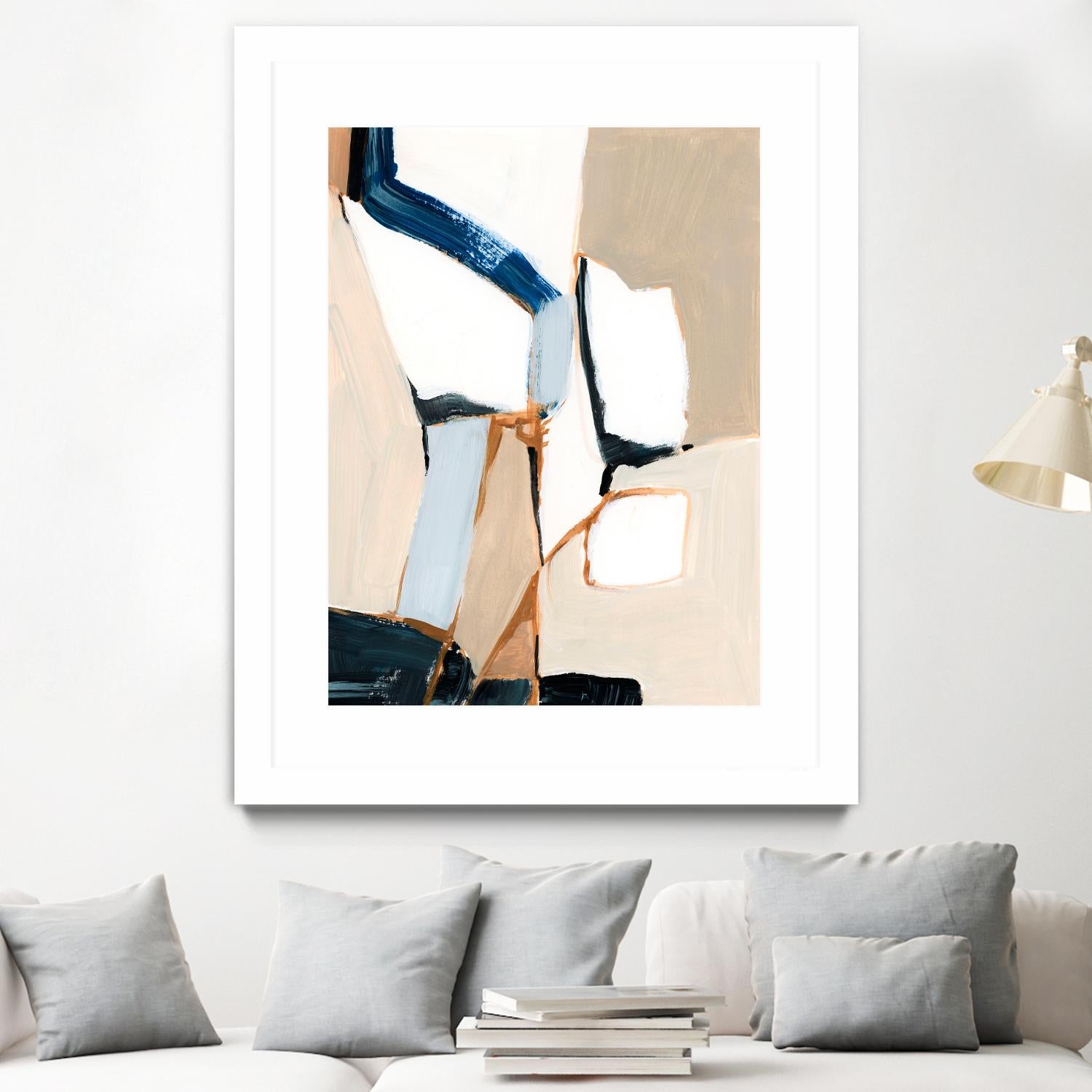 Diagramme I by Victoria Barnes on GIANT ART - beige abstract abstract
