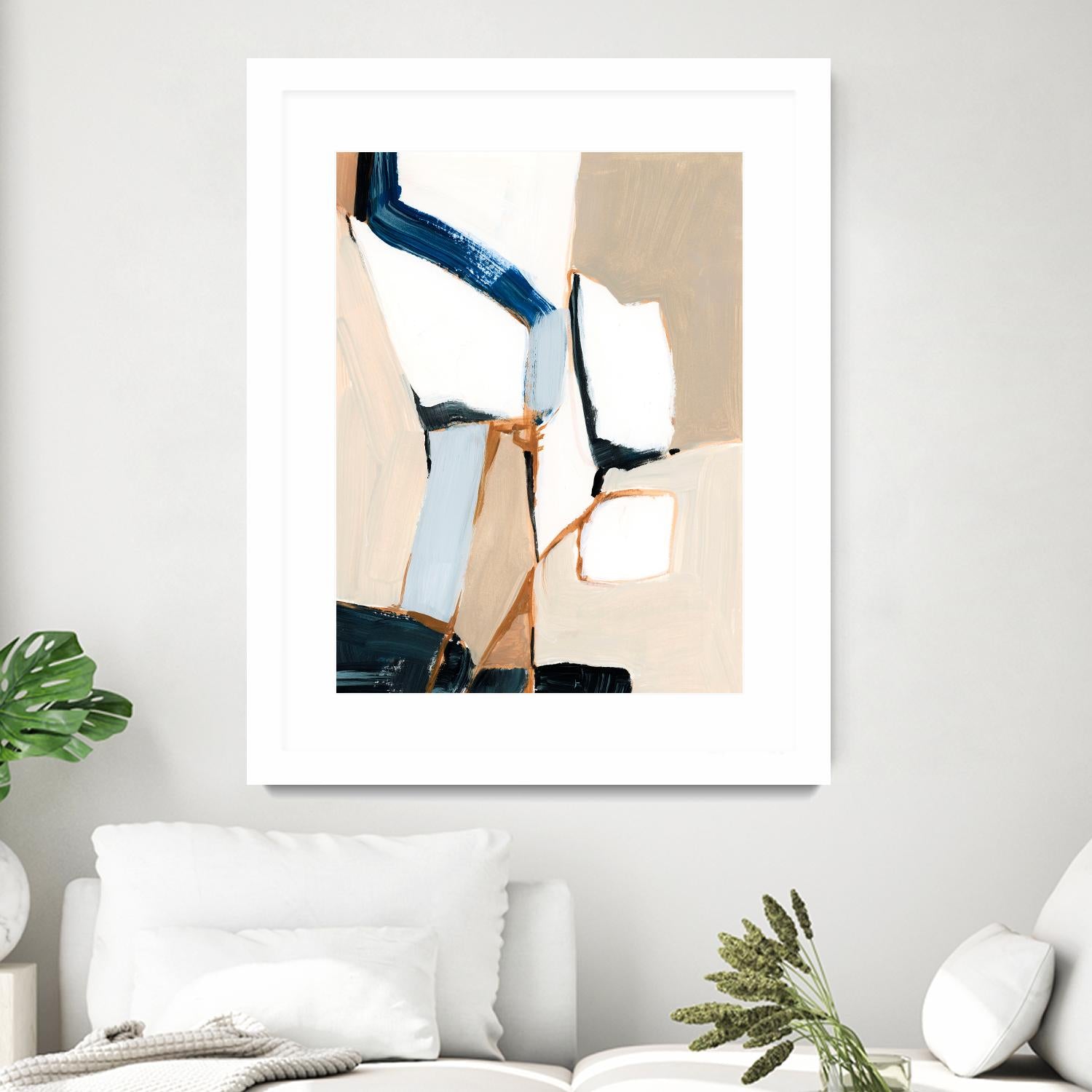 Diagramme I by Victoria Barnes on GIANT ART - beige abstract abstract