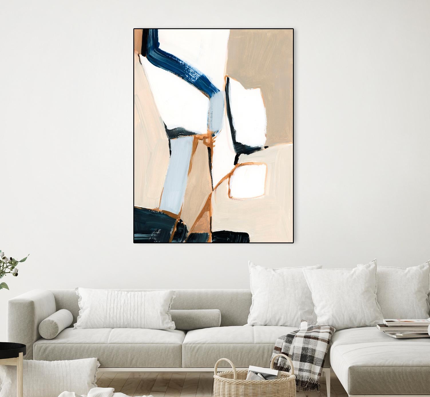 Diagramme I by Victoria Barnes on GIANT ART - beige abstract abstract