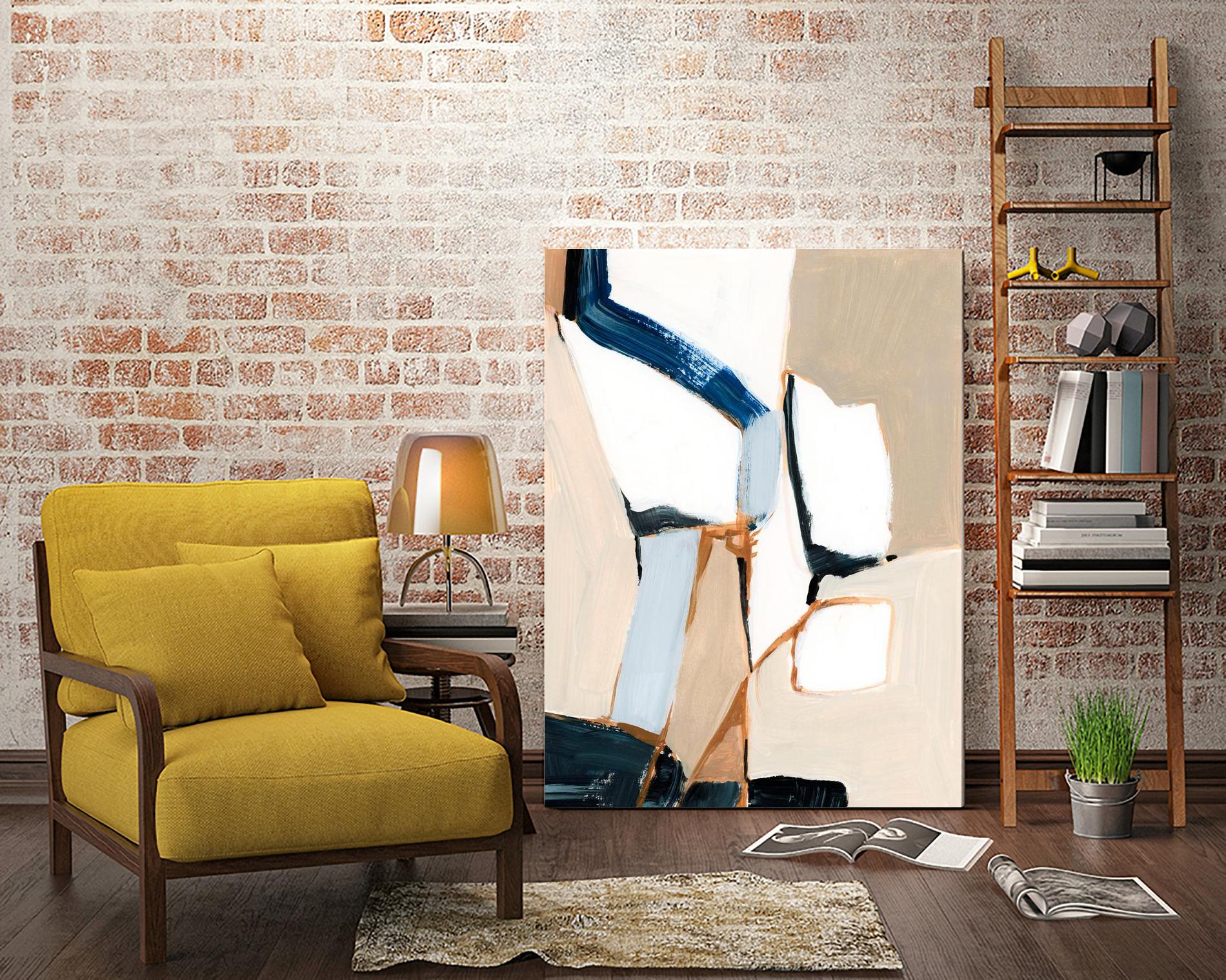 Diagramme I by Victoria Barnes on GIANT ART - beige abstract abstract