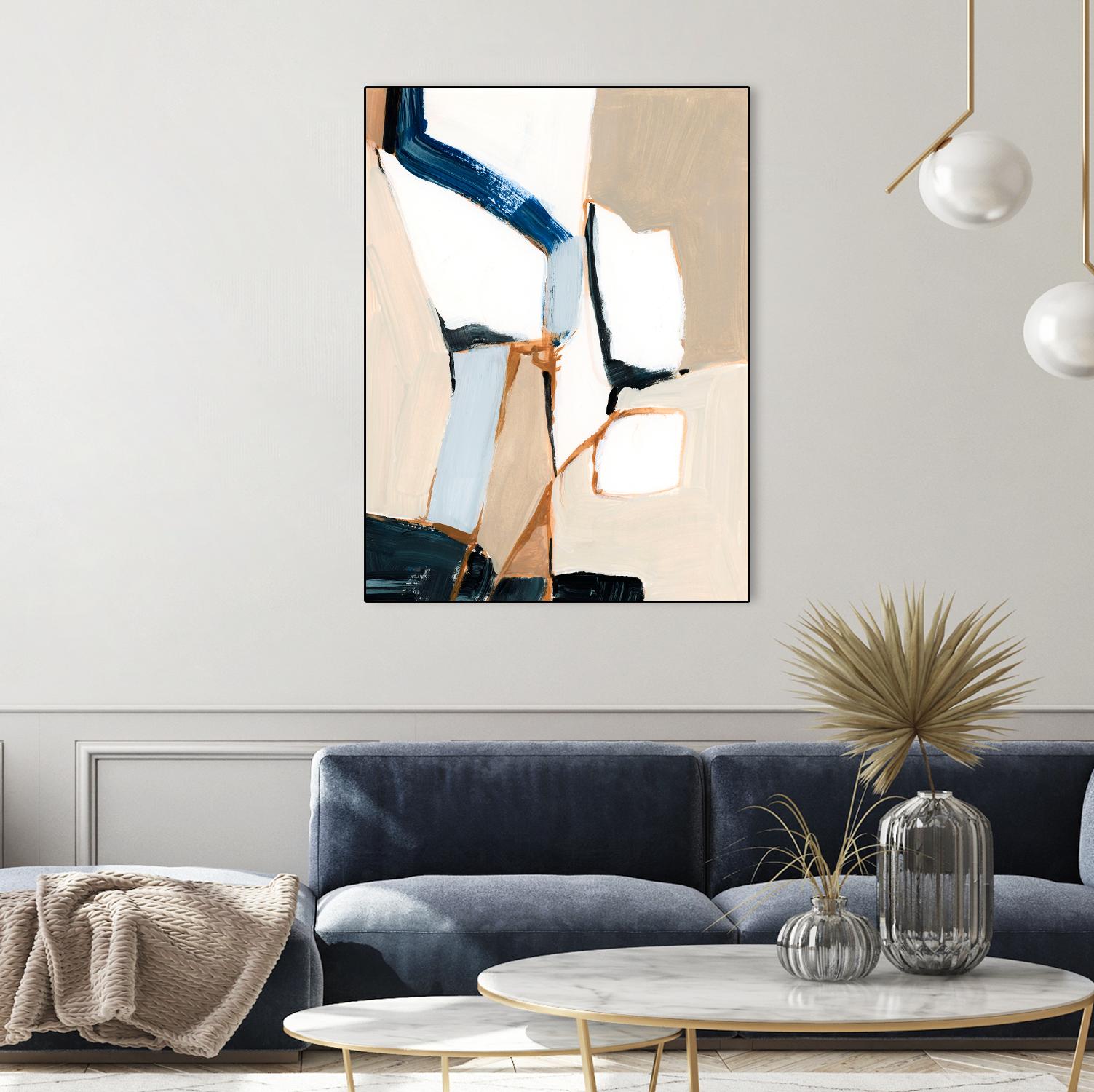 Diagramme I by Victoria Barnes on GIANT ART - beige abstract abstract