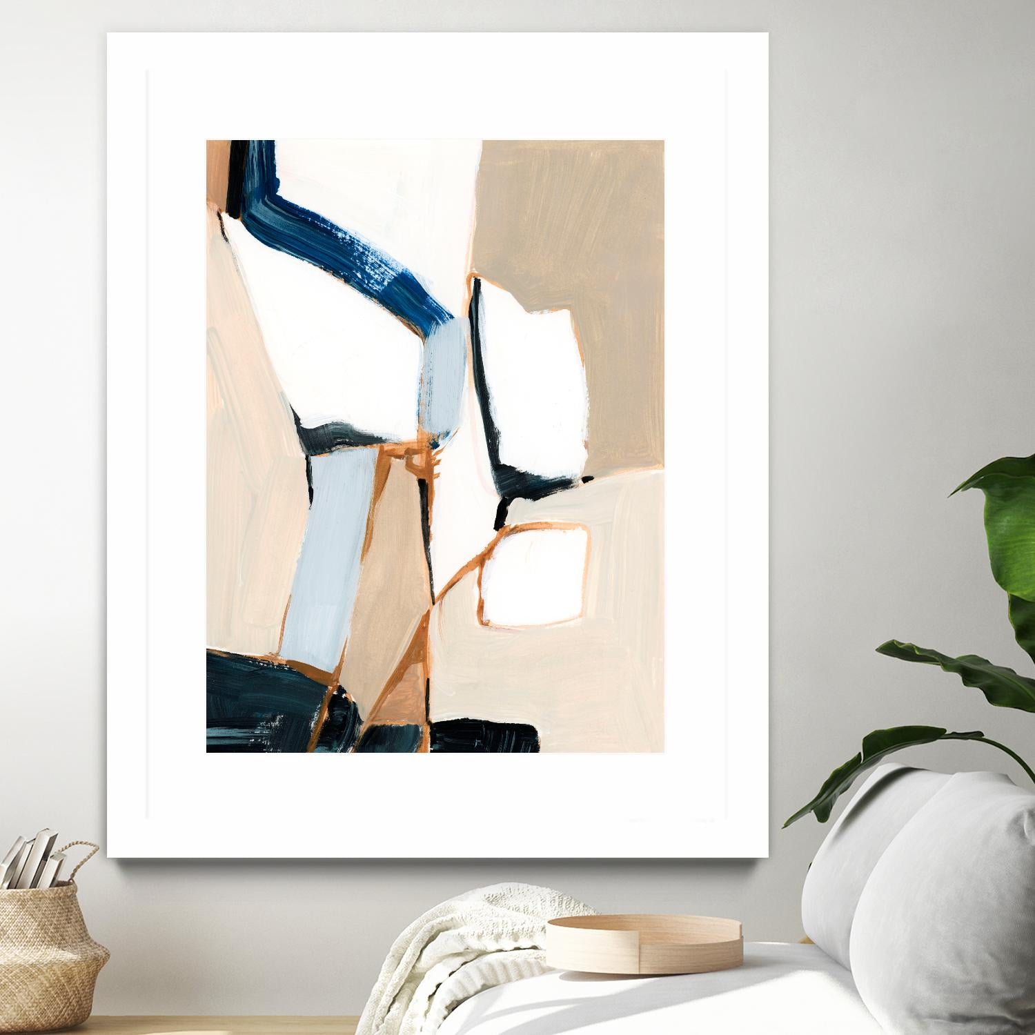 Diagramme I by Victoria Barnes on GIANT ART - beige abstract abstract