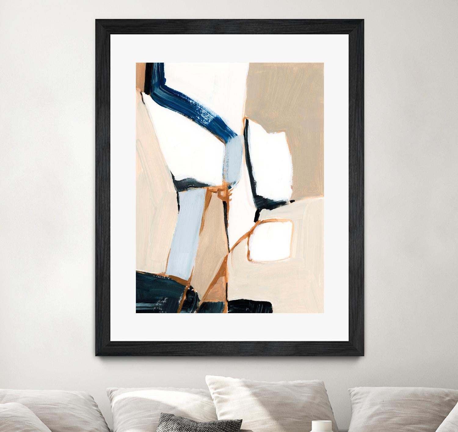 Diagramme I by Victoria Barnes on GIANT ART - beige abstract abstract