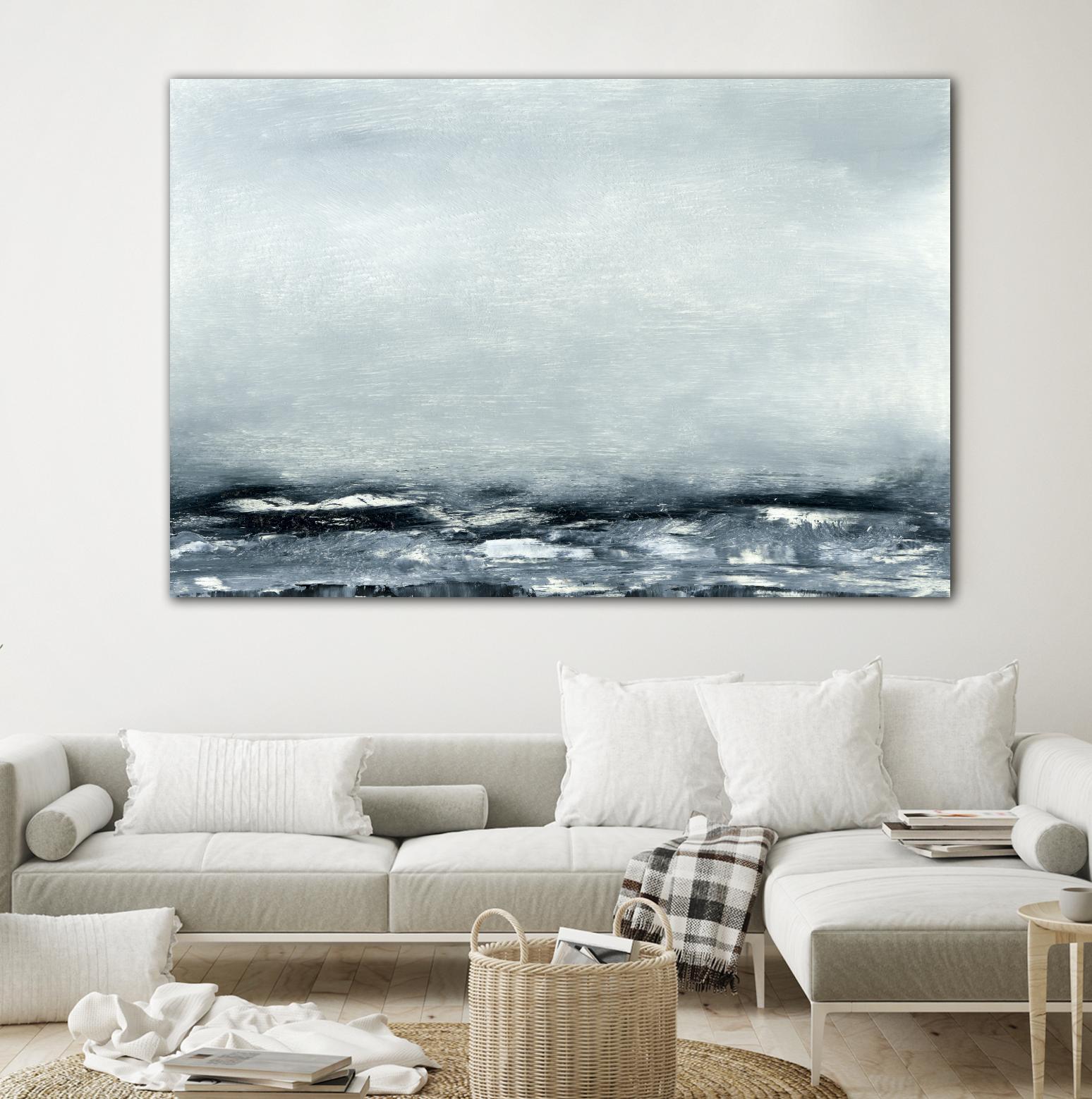 Sea View IV by Sharon Gordon on GIANT ART - blue costal ocean