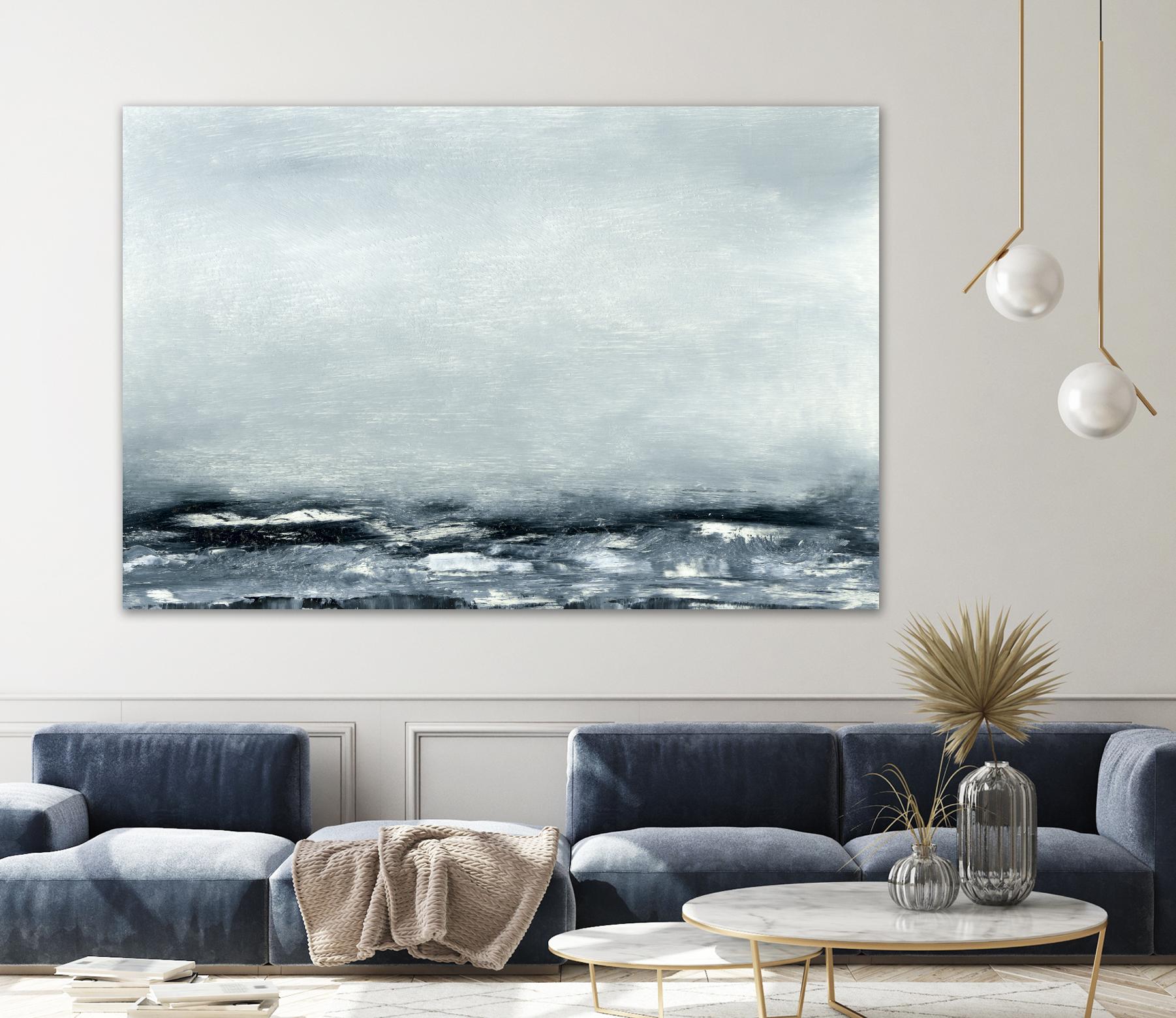 Sea View IV by Sharon Gordon on GIANT ART - blue costal ocean