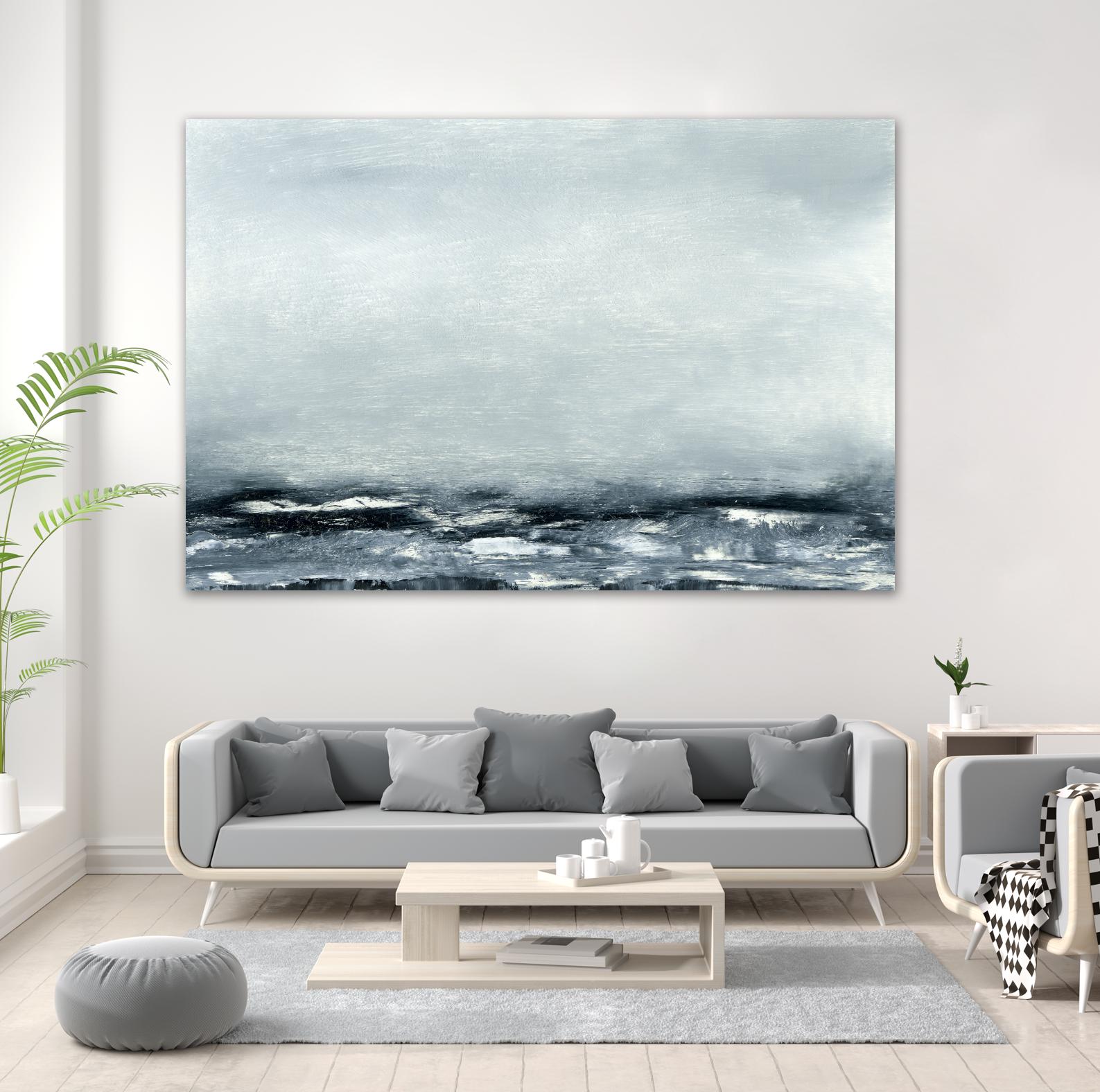 Sea View IV by Sharon Gordon on GIANT ART - blue costal ocean