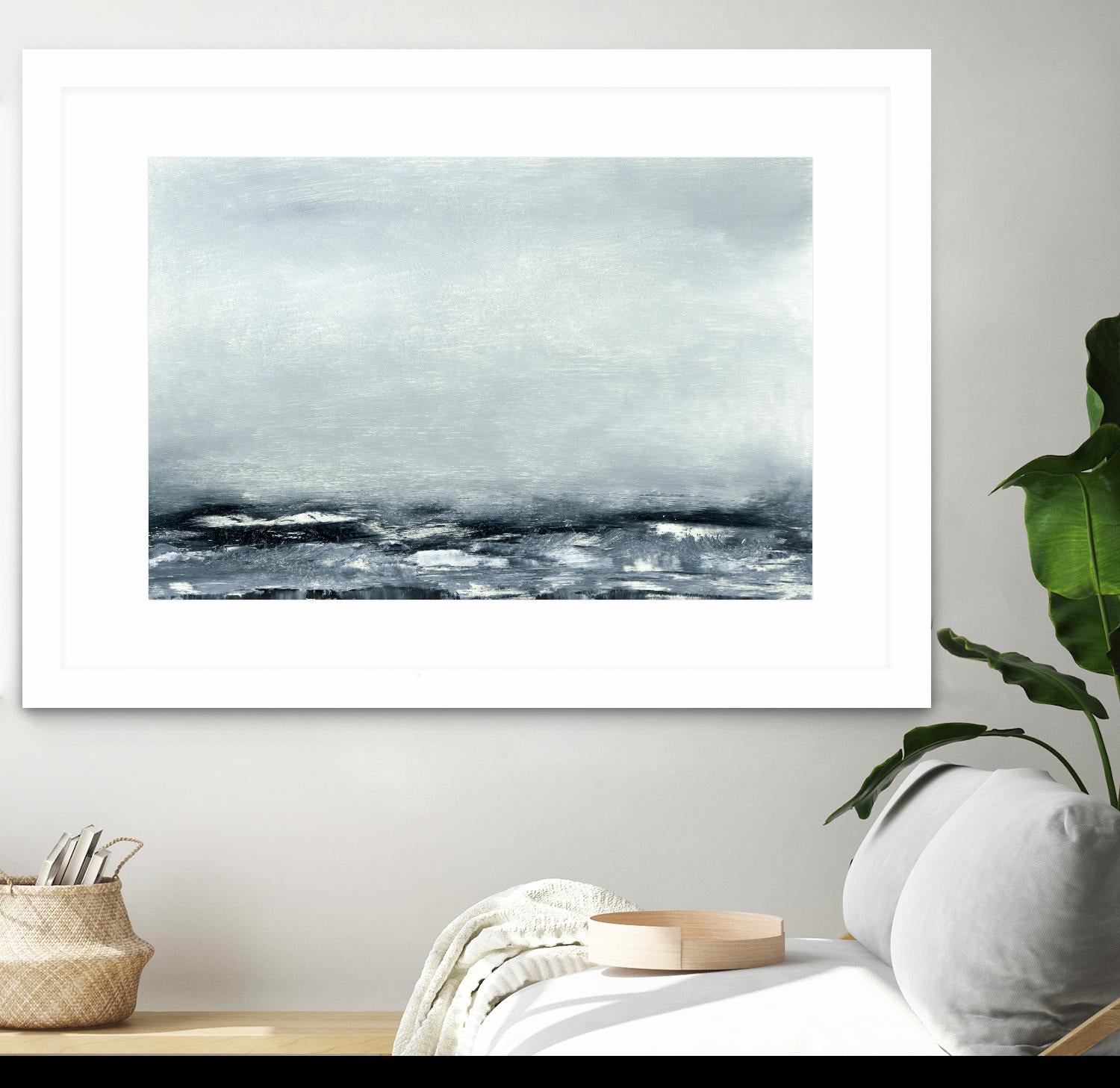 Sea View IV by Sharon Gordon on GIANT ART - blue costal ocean