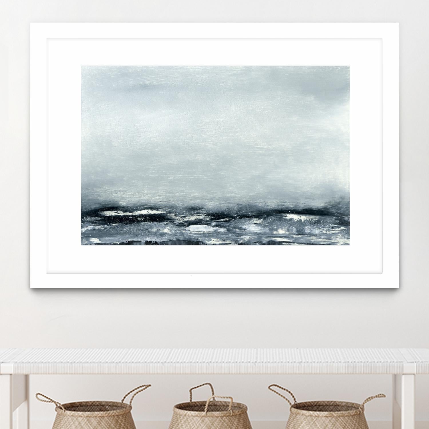 Sea View IV by Sharon Gordon on GIANT ART - blue costal ocean