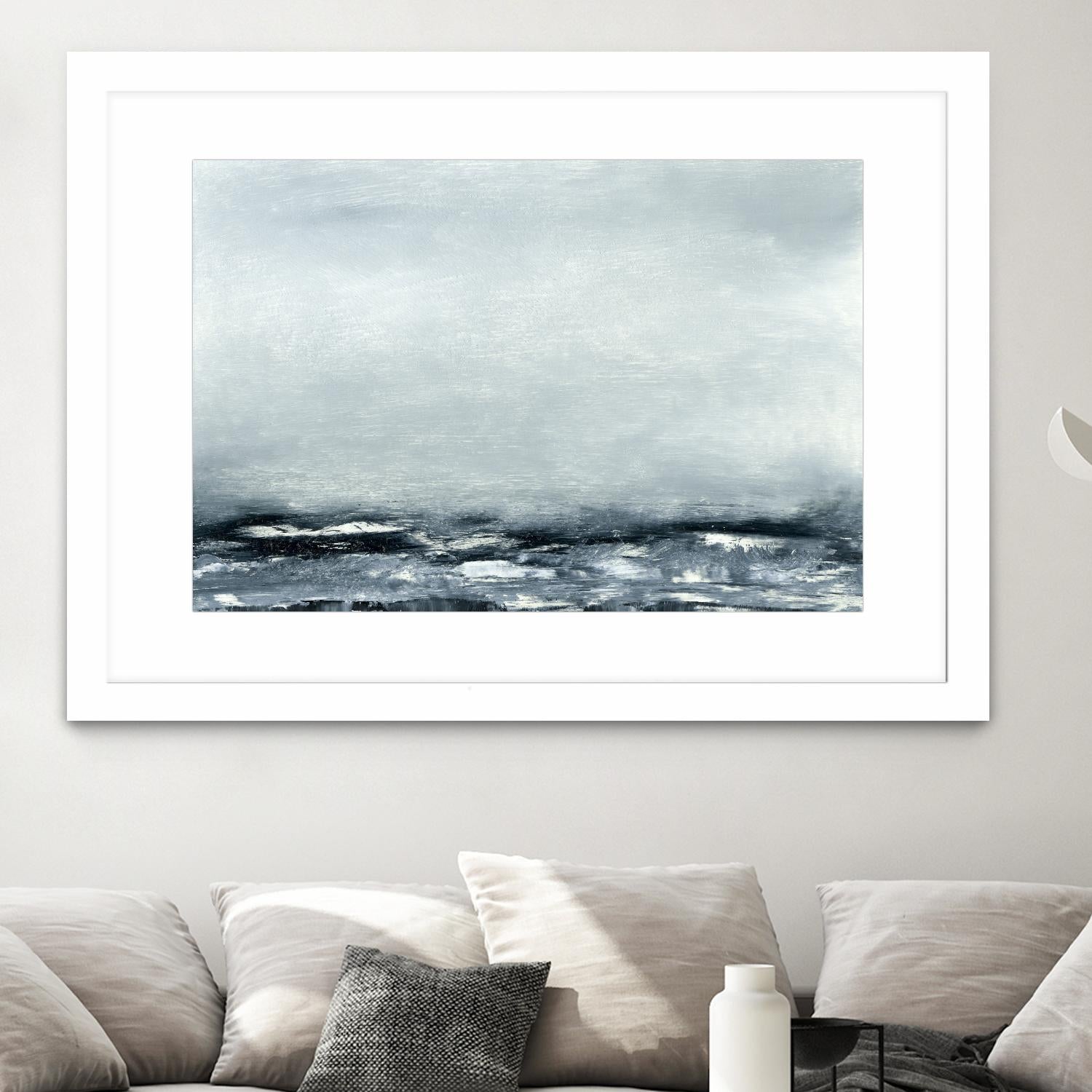 Sea View IV by Sharon Gordon on GIANT ART - blue costal ocean