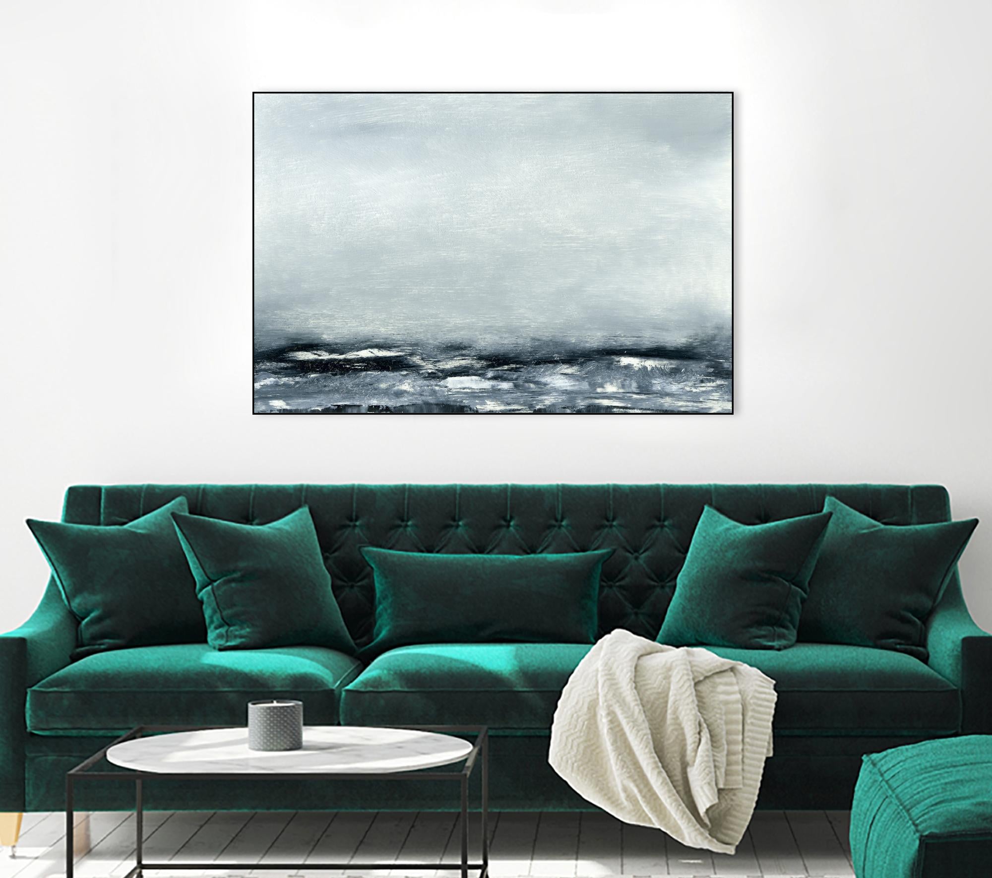 Sea View IV by Sharon Gordon on GIANT ART - blue costal ocean